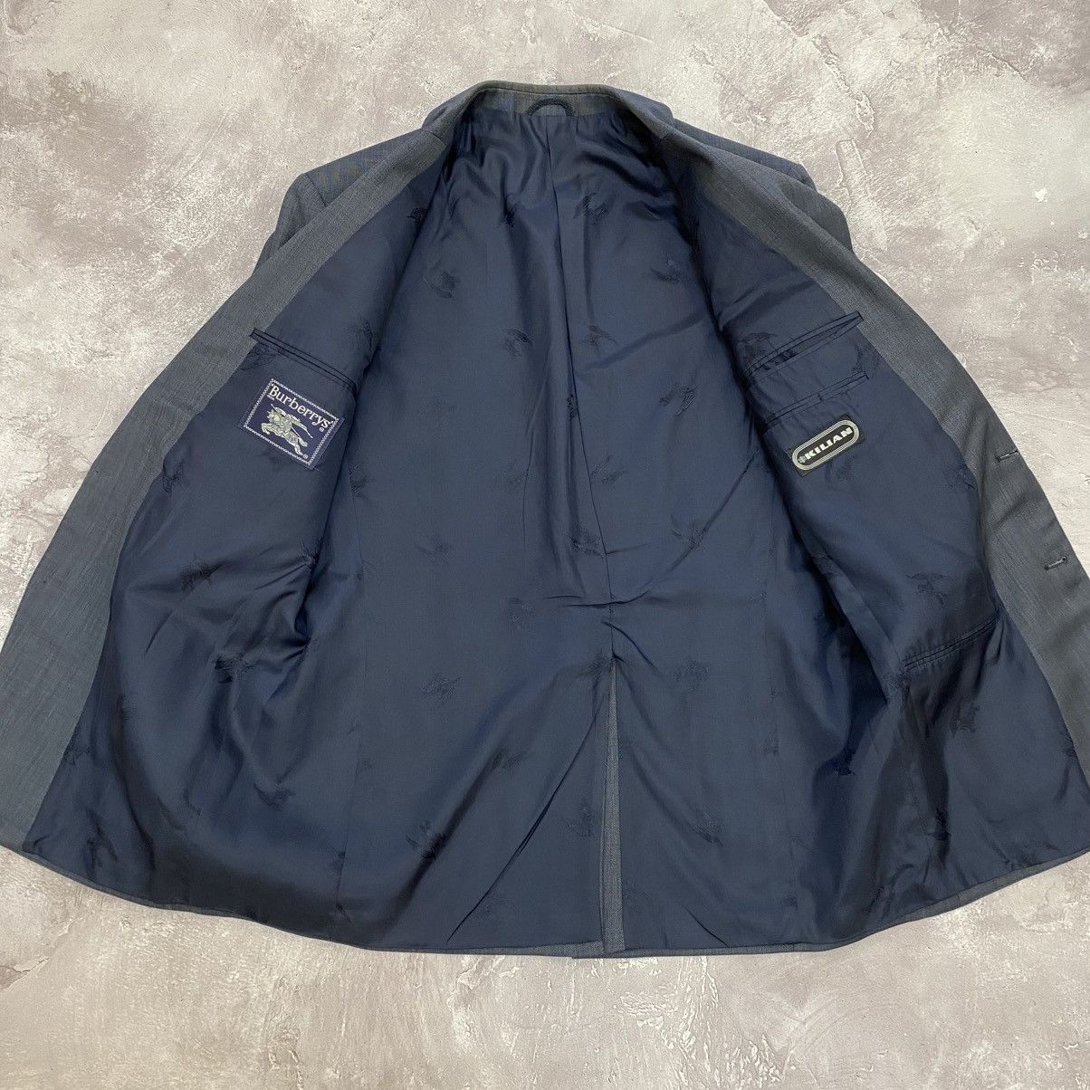 Burberry Prorsum Vintage Burberrys Formal Suit Made in West Germany 90s Size 48L - 8 Thumbnail
