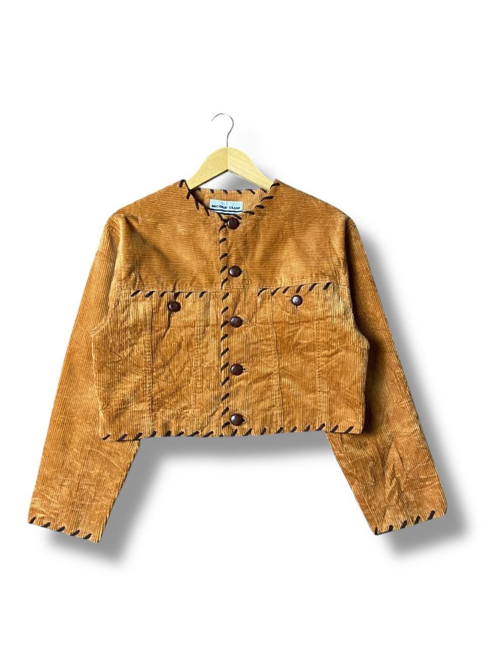 Nicole Club Vintage Nicole Club Workers Corduroy Jacket (170) Size US XXS / EU 40 - 1 Thumbnail