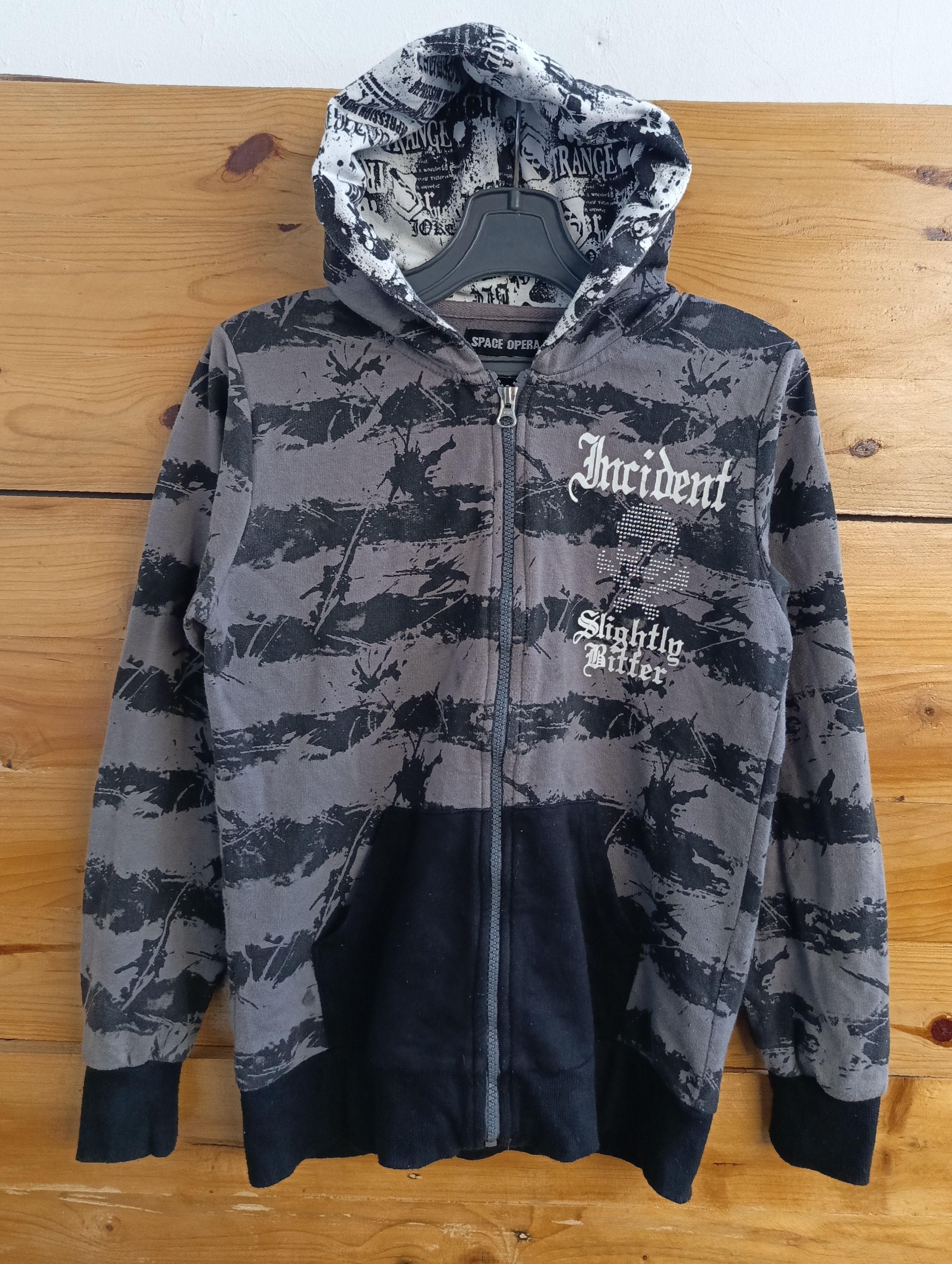 20471120 Y2k Skulls punk striped hoodie Size US S / EU 44-46 / 1 - 2 Thumbnail
