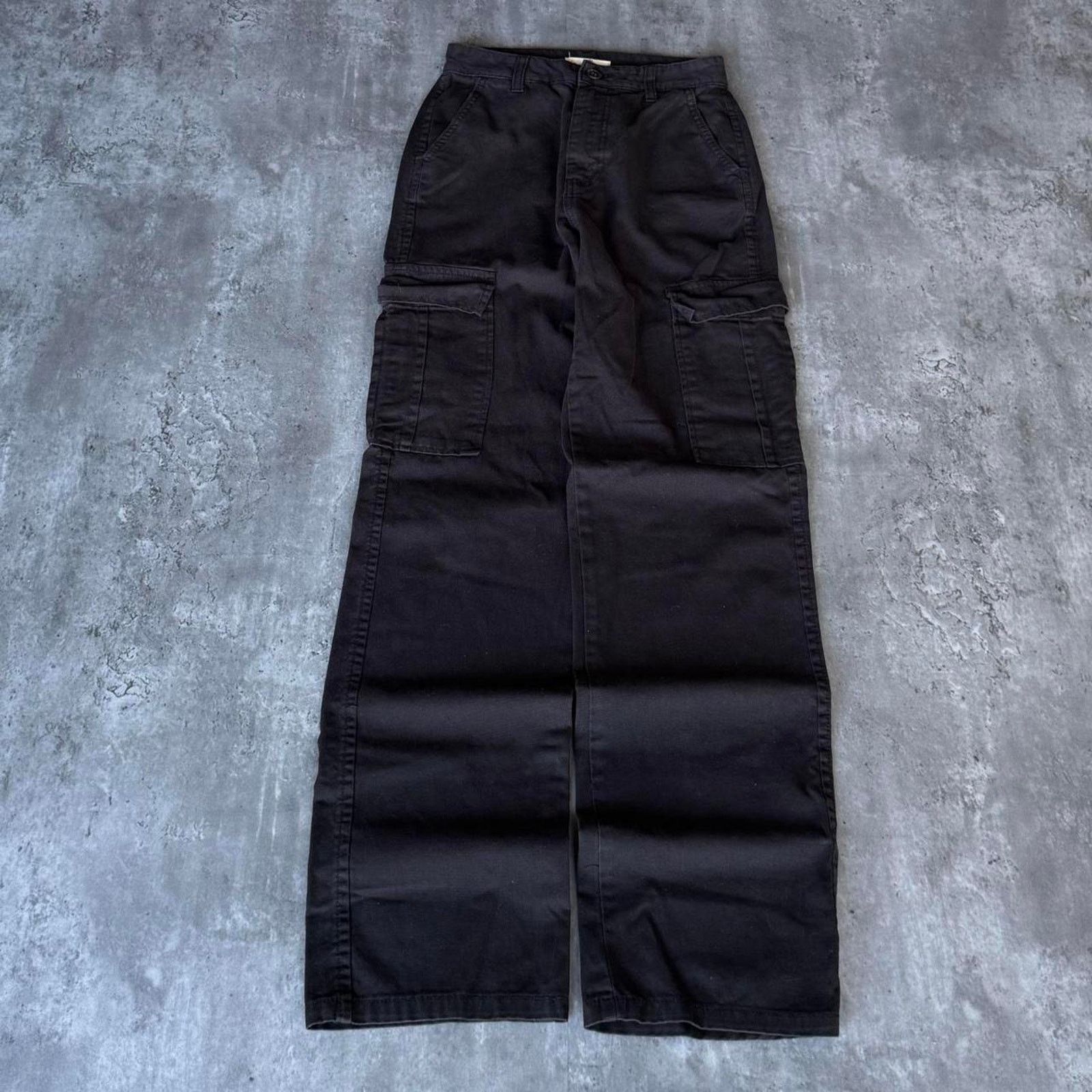 Vintage Black Baggy Pants | Grailed