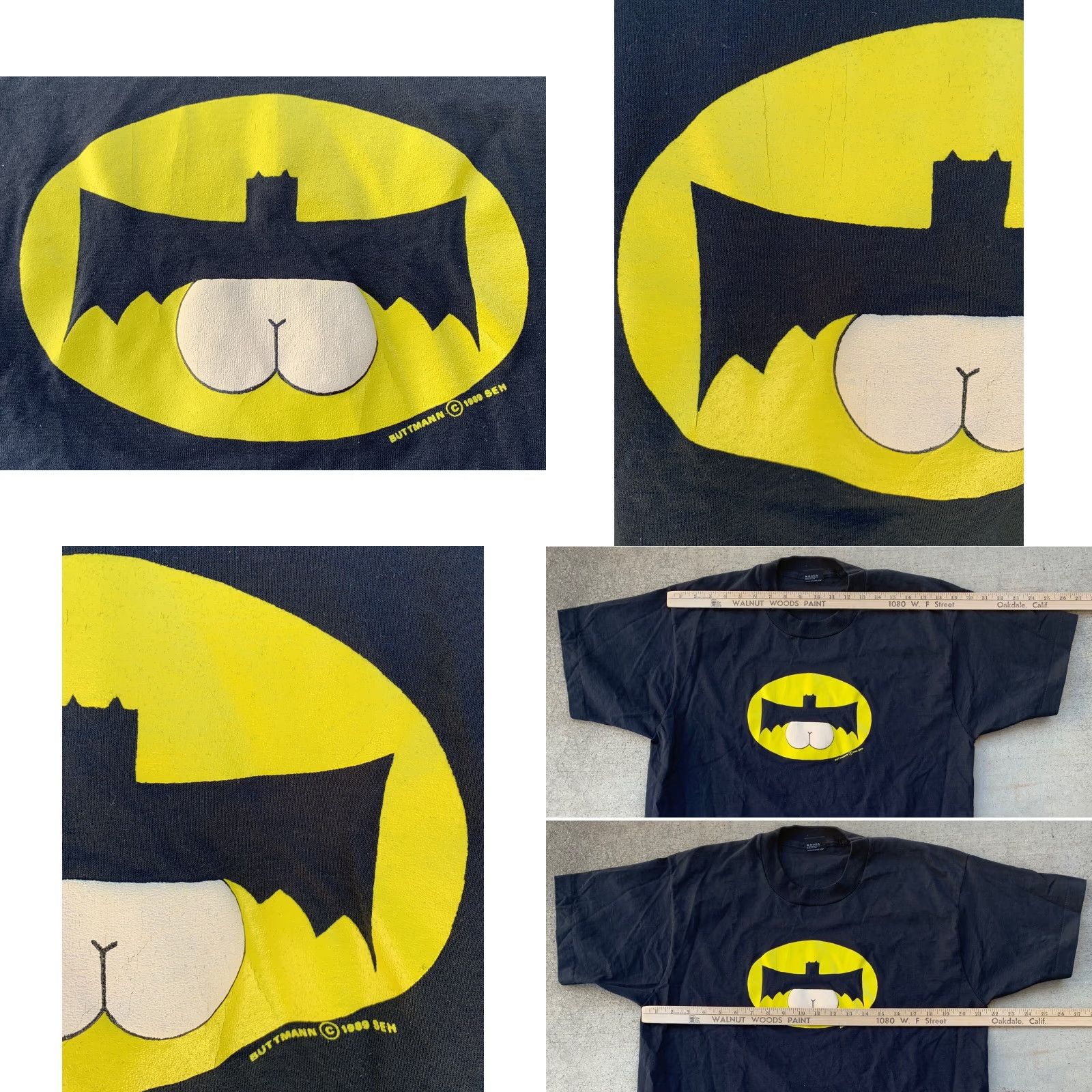 Vintage VINTAGE Buttmann t shirt XL adult humor parody tee Size US XL / EU 56 / 4 - 8 Thumbnail