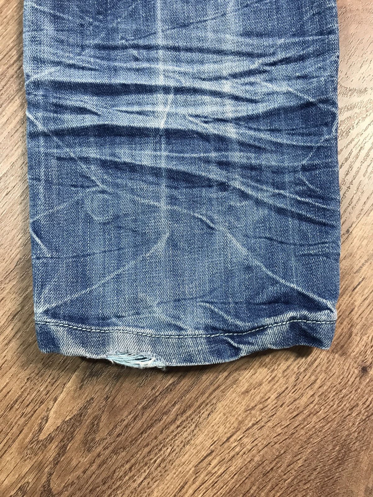Japanese Brand Vintage Kosmo Lupo Distressed Denim Pants Size US 34 / EU 50 - 12 Thumbnail
