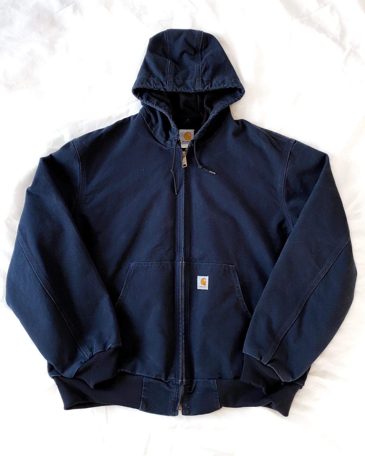 Carhartt VINTAGE CARHARTT HOODED ACTIVE JACKET : MIDNIGHT BLUE Size US XL / EU 56 / 4 - 1 Thumbnail