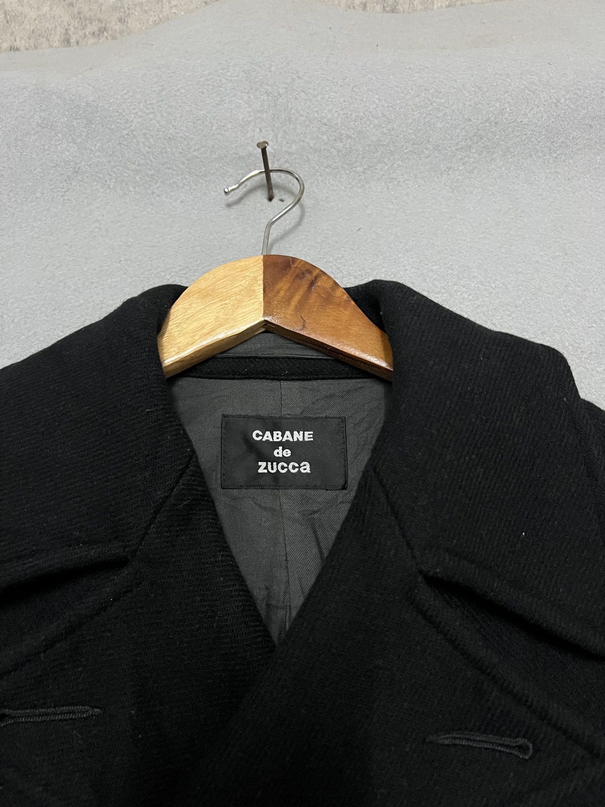 CABANE de ZUCCa 633. Vintage Cabane de Zucca Double Breasted Wool Peacoat Size M / US 6-8 / IT 42-44 - 4 Thumbnail