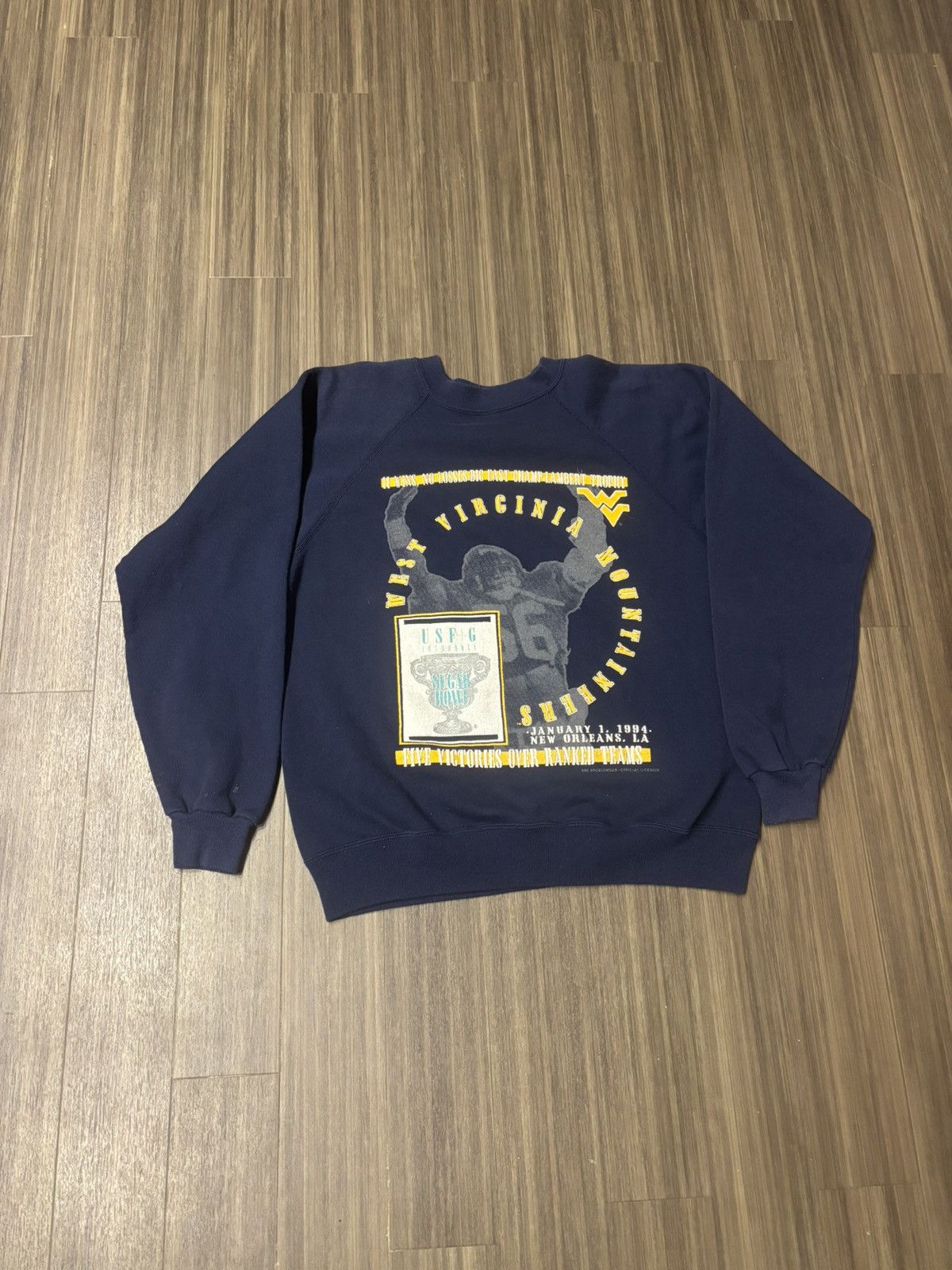 Other Vtg 1994 West Virginia University sweatshirt sz L Sugar Bowl Size US L / EU 52-54 / 3 - 1 Thumbnail