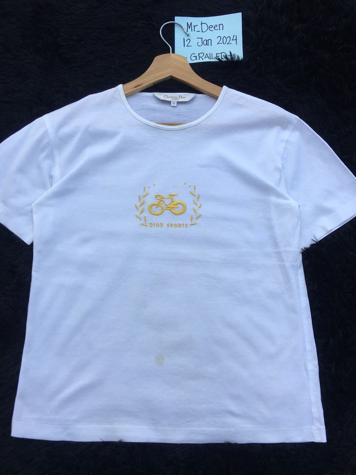 Christian Dior Monsieur Rare Vintage Christian Dior Spellout Tshirt Size M / US 6-8 / IT 42-44 - 5 Thumbnail