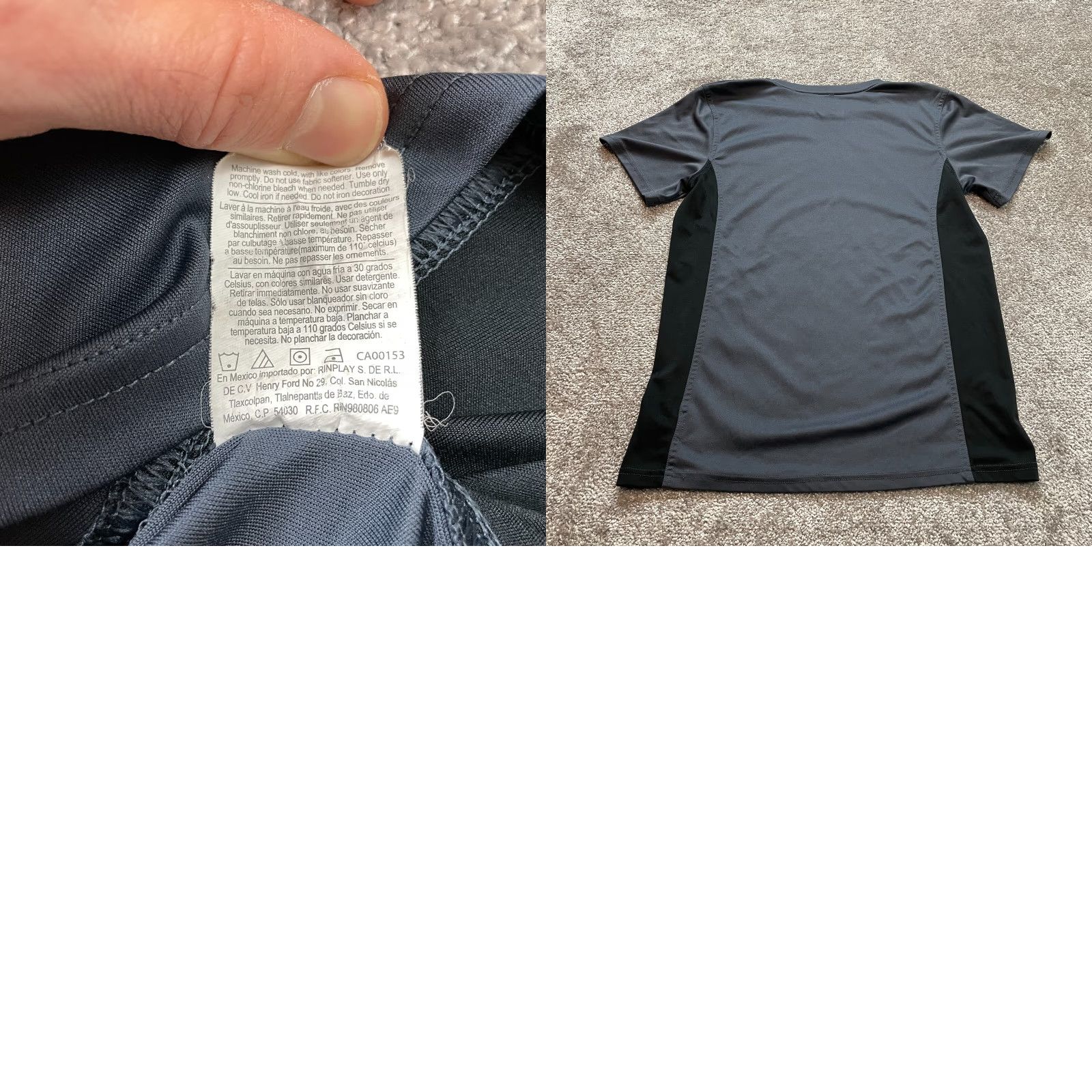 Champion Champion Shirt Mens Large Gray Short Sleeve Cotton Logo Basic Gym Adult Size US L / EU 52-54 / 3 - 8 Thumbnail
