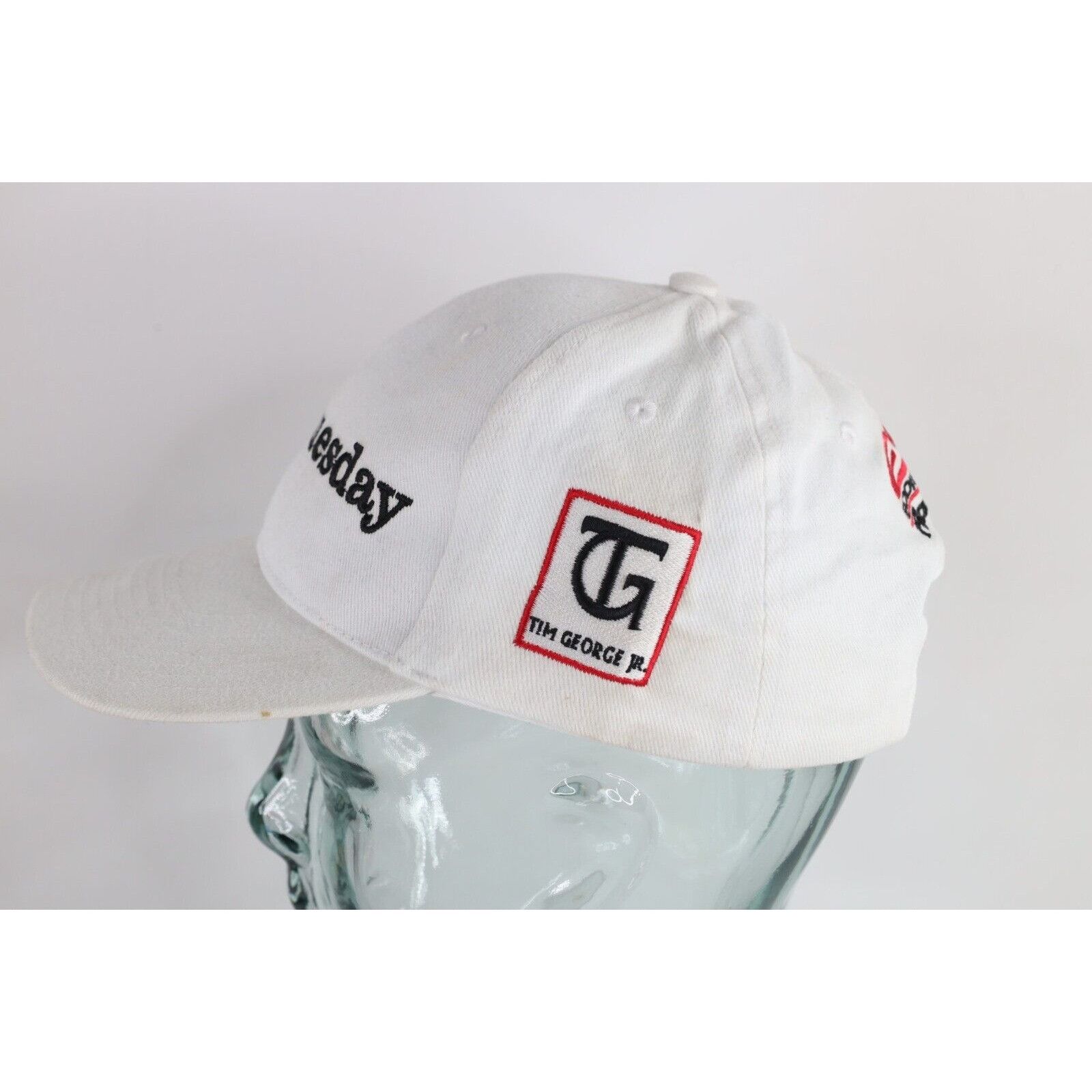Vintage Vintage Autographed NASCAR Tim George Jr Ruby Tuesday Hat Size ONE SIZE - 3 Thumbnail