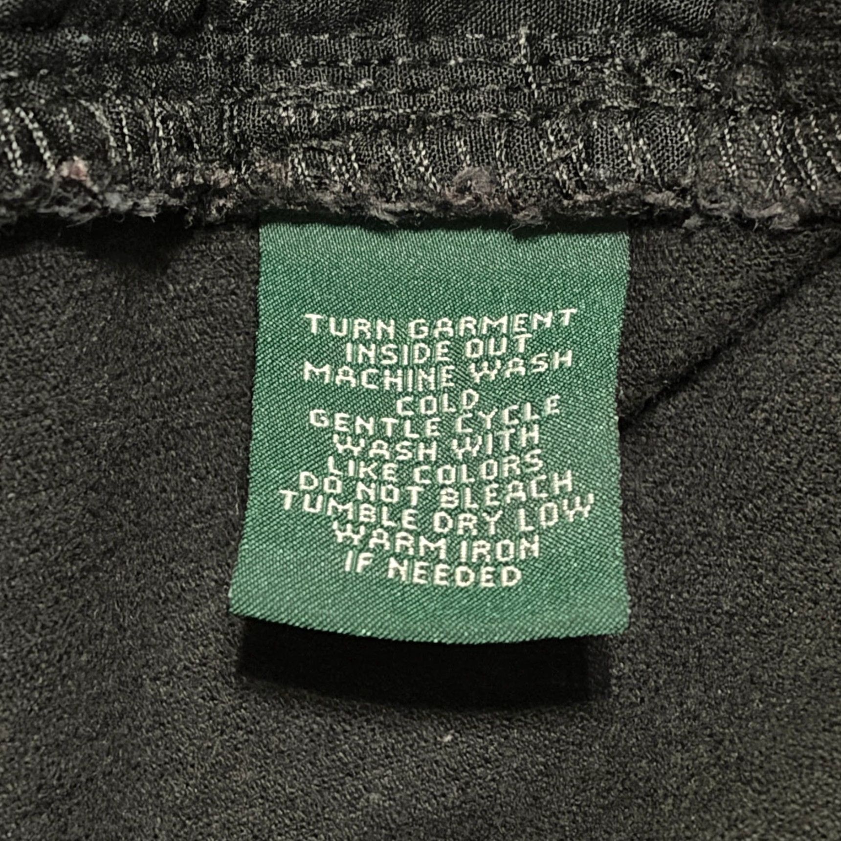 Ralph Lauren Ralph Lauren Pants Womens 10 Black Classic Straight Stretch Corduroy Flat Front Zip Button 31 Inseam Casual Travel Mens Womens Boys Girls Size 32" / US 10 / IT 46 - 4 Thumbnail