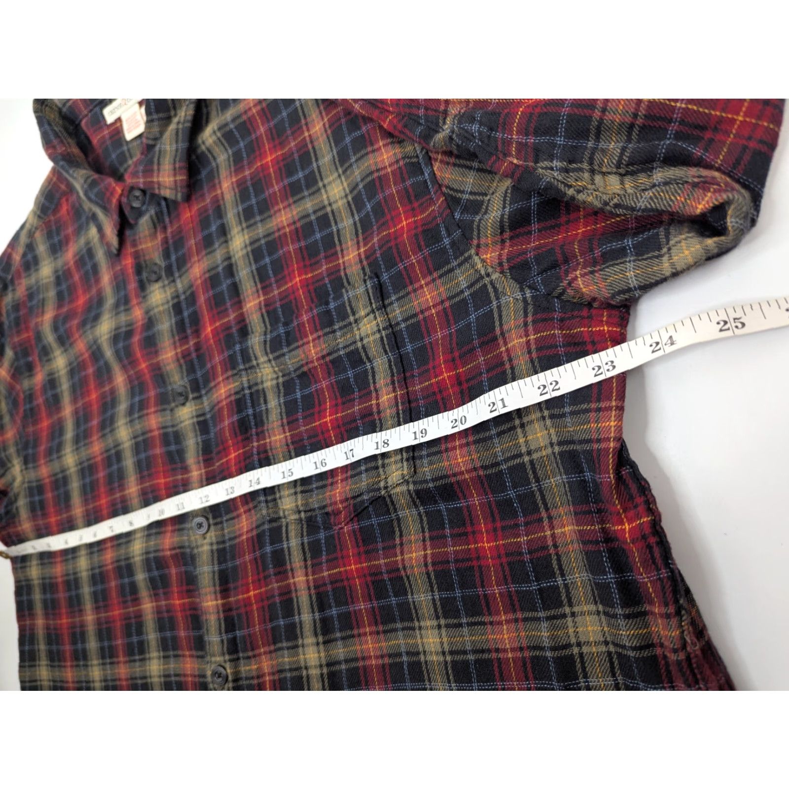 Carbon2Cobalt Carbon 2 Cobalt Shirt Men's Large Red Plaid Flannel Double Layer Outdoor 133093 Size US L / EU 52-54 / 3 - 6 Thumbnail
