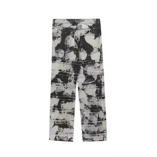 Vintage tiedye ripped jeans Size US 32 / EU 48 - 1 Thumbnail