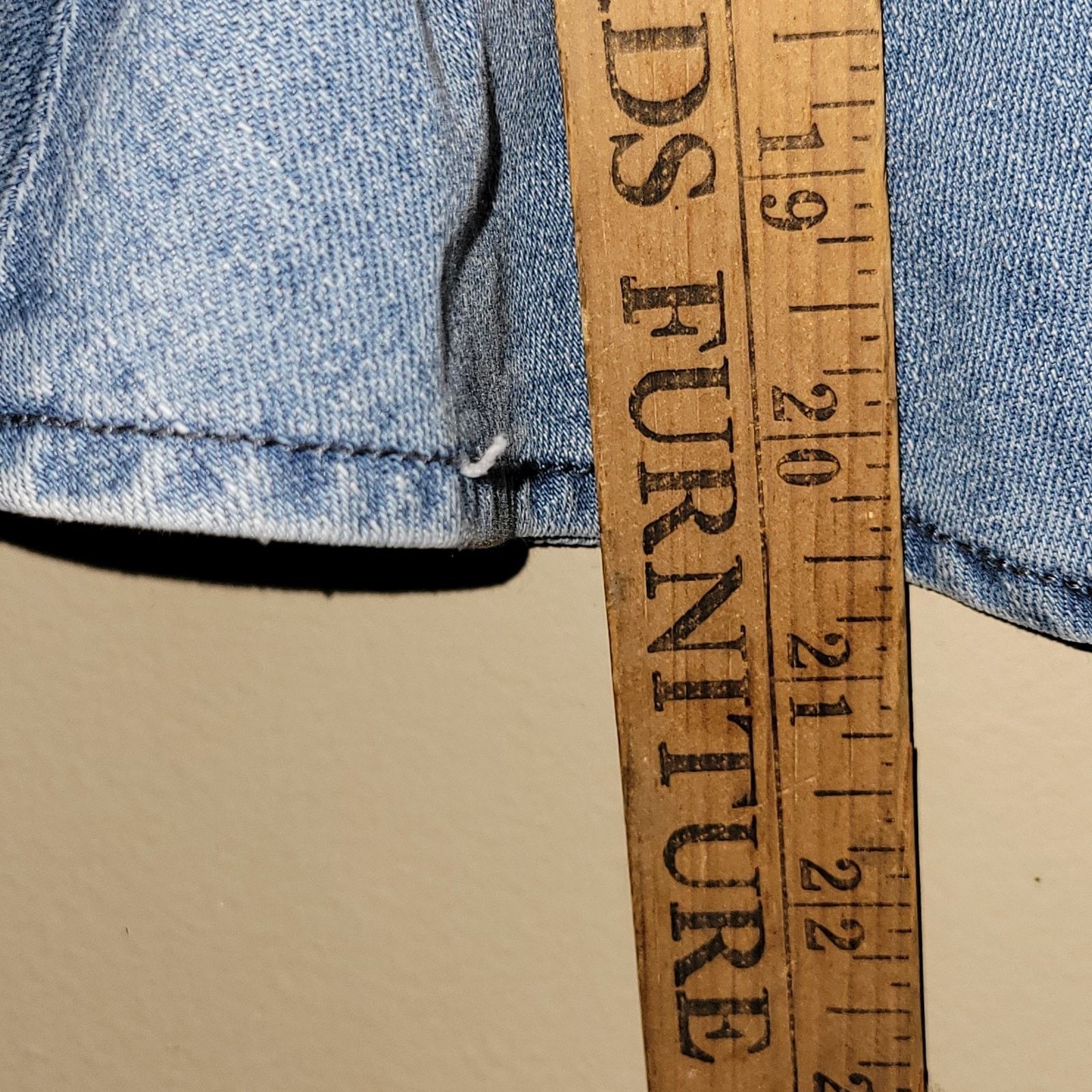 & Other Stories Anthropologie Women's Jean Denim Blazer Jacket 00 Size XS / US 0-2 / IT 36-38 - 6 Thumbnail