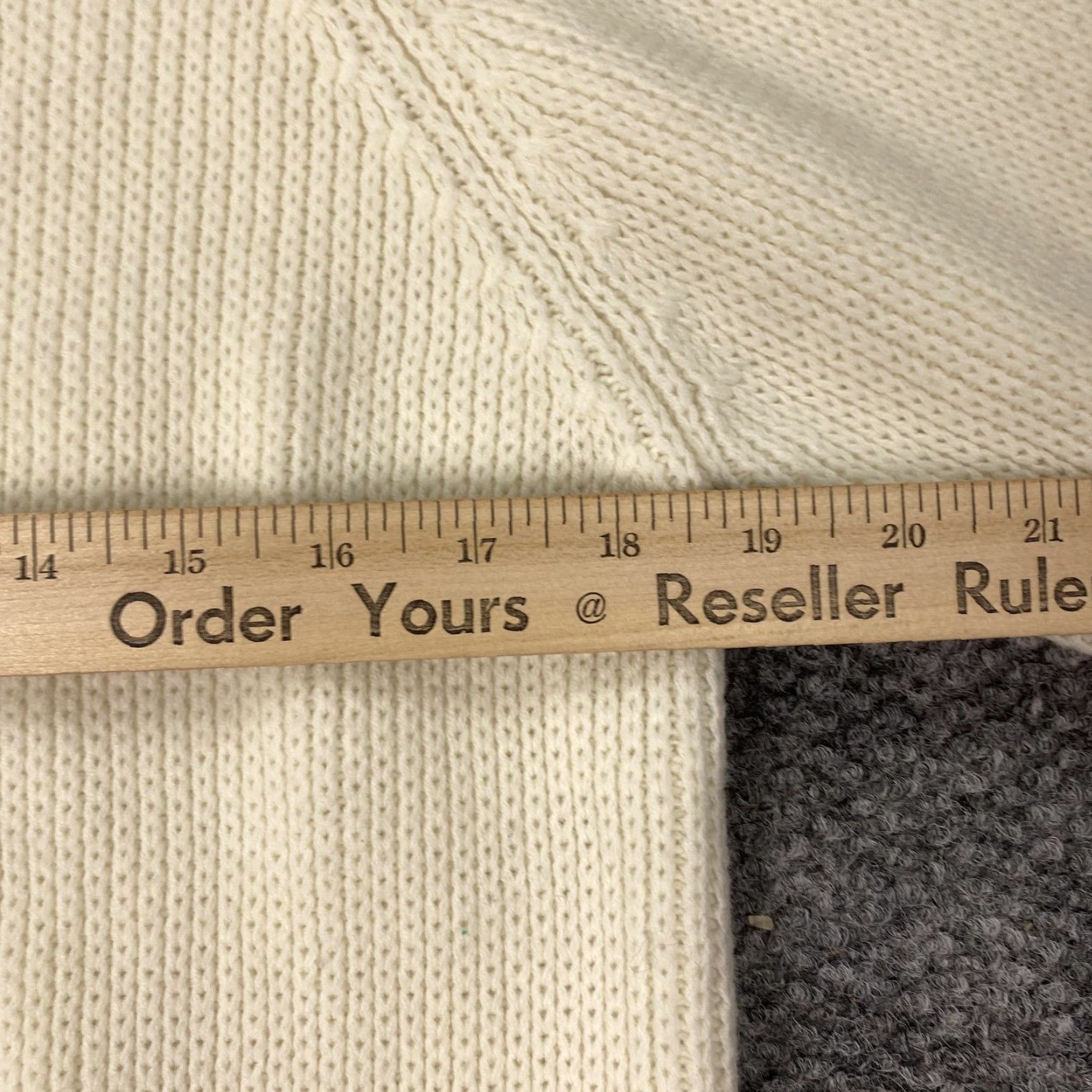 Vintage VINTAGE Knit Sweater Womens Medium Leaf Pattern Button Front Pockets 90s Cardigan Ivory Off-White Mens Womens Girls Boys Size M / US 6-8 / IT 42-44 - 8 Thumbnail