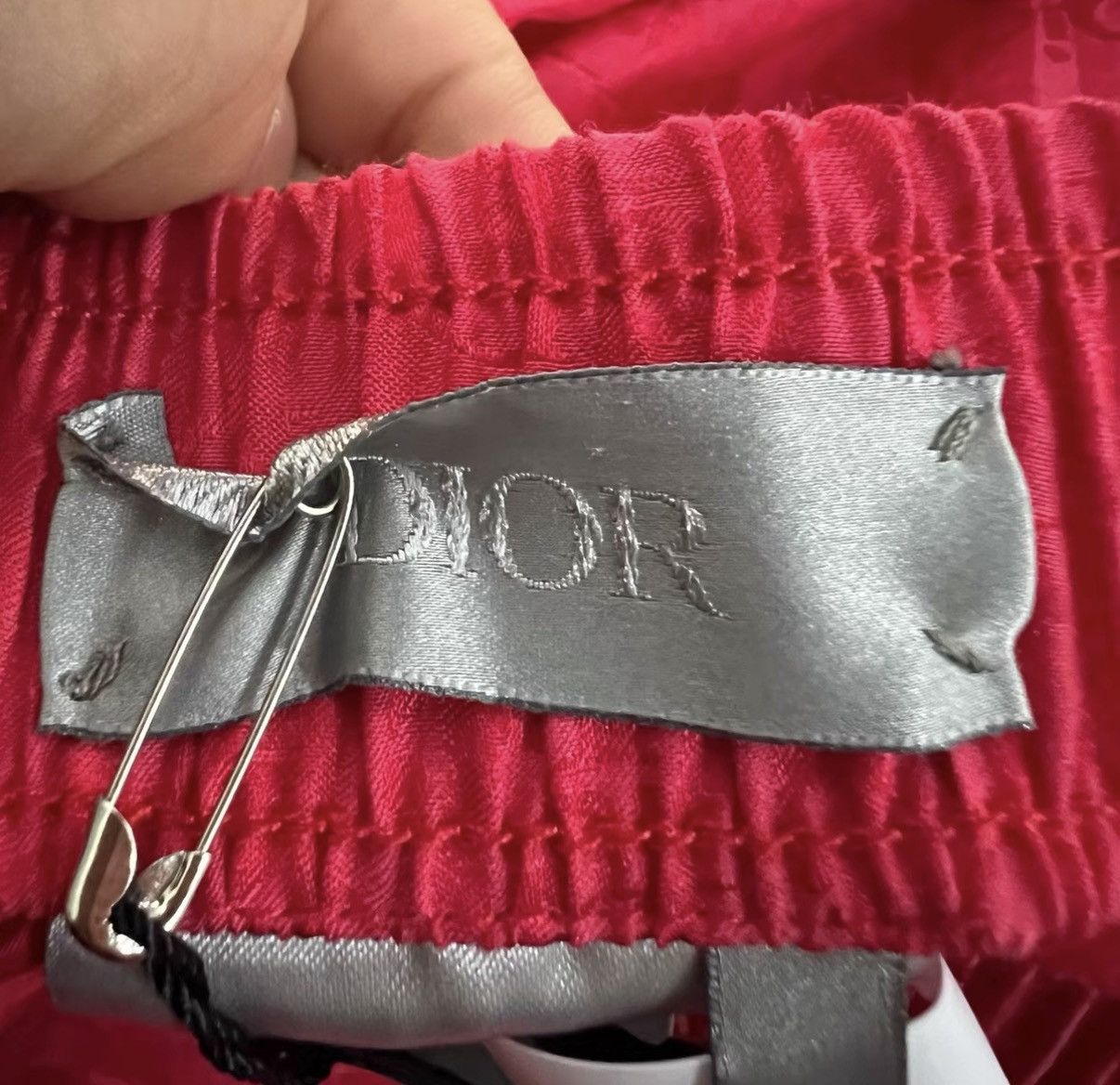 Dior Dior Red All-over Monogram Shorts J41 Size US 34 / EU 50 - 3 Thumbnail
