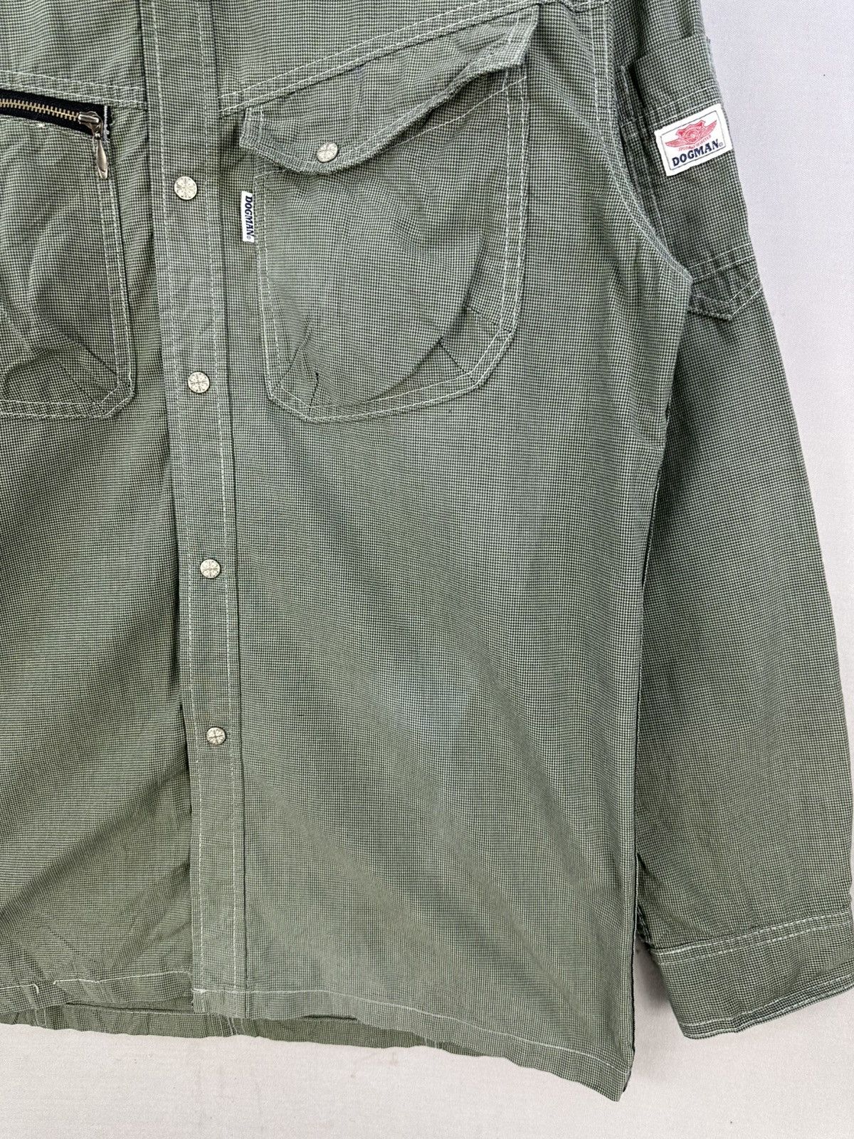 Japanese Brand Dogman Cross Snap Button Tactical Workwear Style Jacket Size US M / EU 48-50 / 2 - 3 Thumbnail