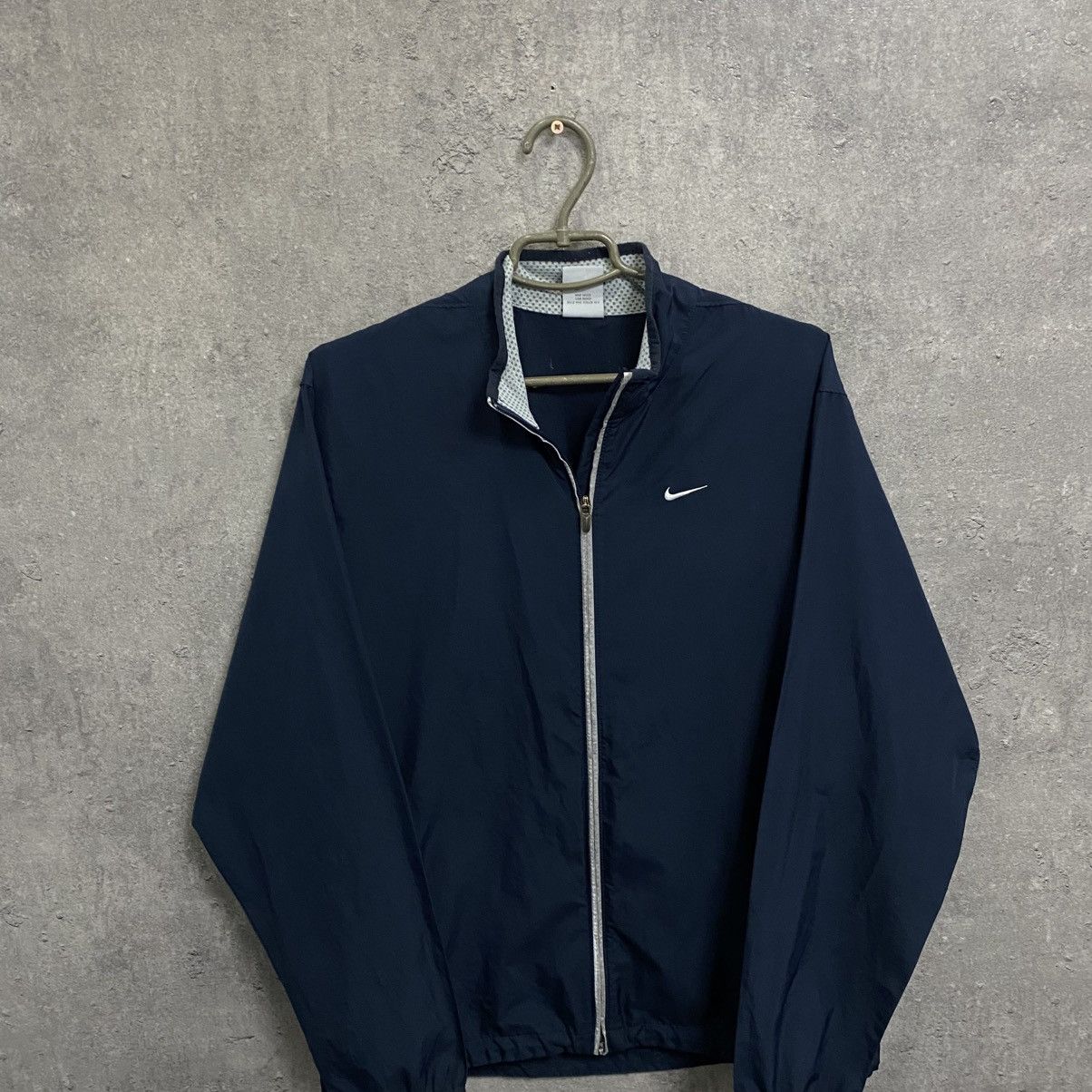 Nike Vintage 00s Nike Nylon Track Jacket Baggy Y2K Size US M / EU 48-50 / 2 - 4 Thumbnail