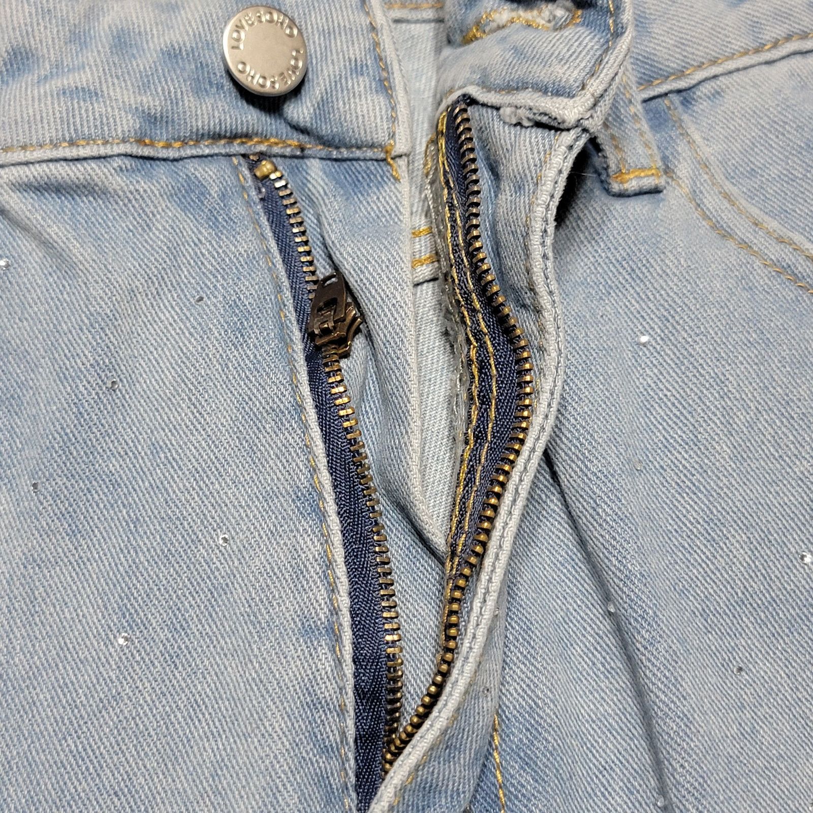 Other Love SOHO Tiny All Over Bling Jeans - Size Junior 13 Size 30" / US 8 / IT 44 - 8 Thumbnail