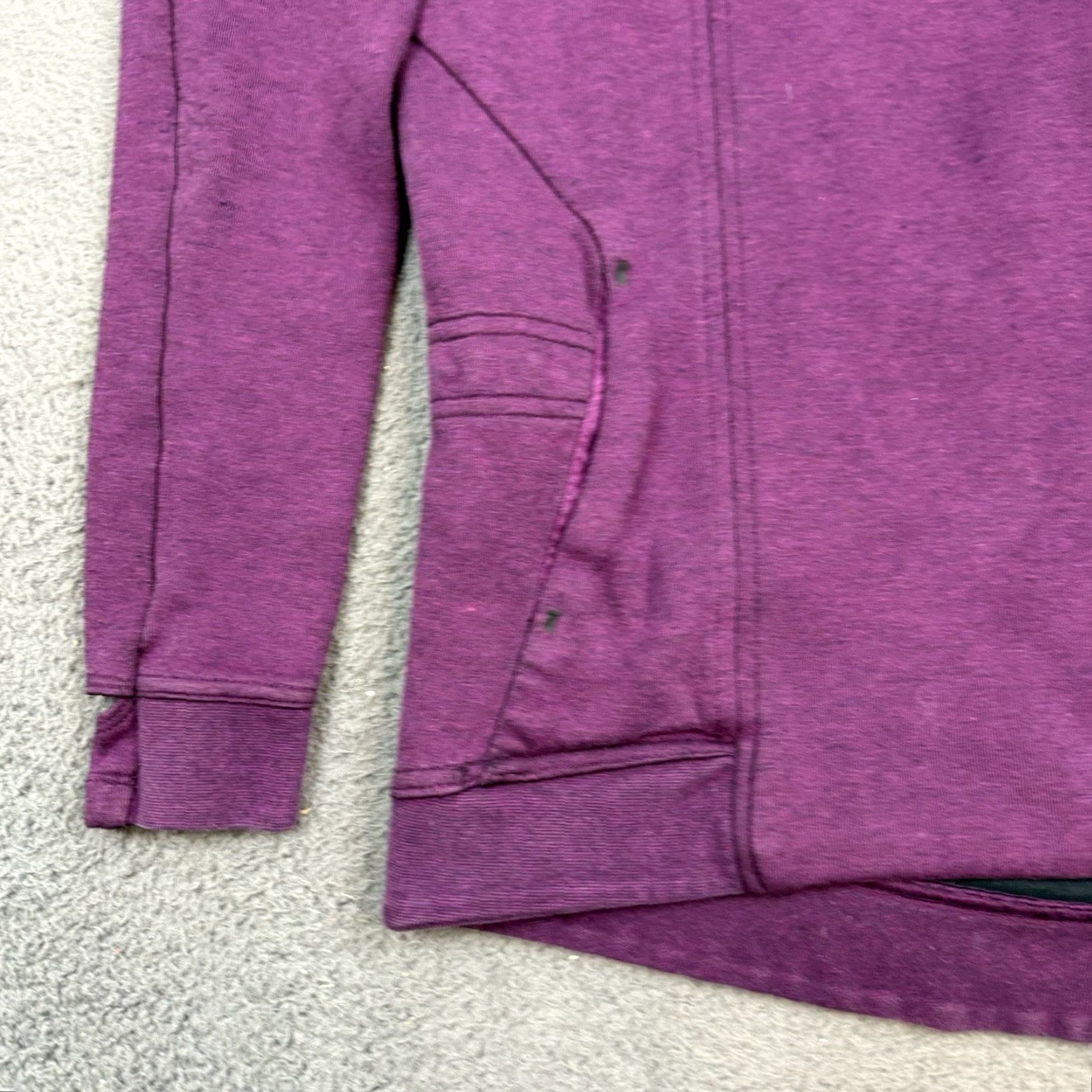 Nike Nike Tech Jacket Womens Small Purple Full Zip Hooded Fleece Cape Sportswear Jacket Size S / US 4 / IT 40 - 3 Thumbnail