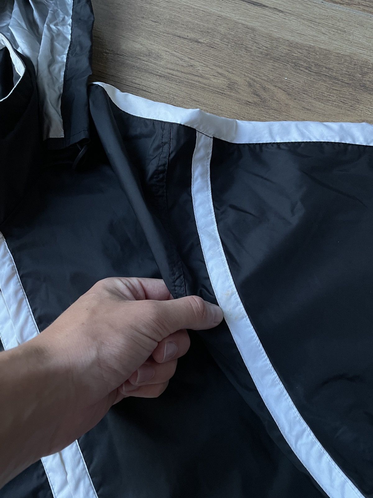 Nike Nike Vintage Nylon Track Jacket Drill Woven Japanese Swoosh Size US XL / EU 56 / 4 - 12 Thumbnail