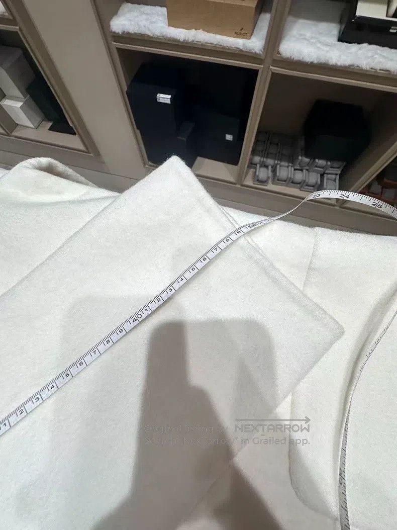 Hermes Hermes 22 Autumn-Winter Off-White Cashmere Coat Size XS / US 0-2 / IT 36-38 - 8 Thumbnail