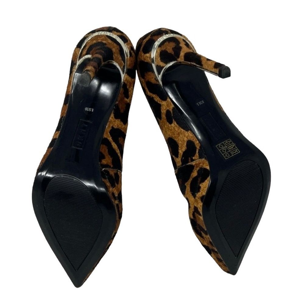 Donna Karan DONNA KAREN NEW YORK- Leopard Haircalf Camel Heels Size US 9 / IT 39 - 6 Thumbnail
