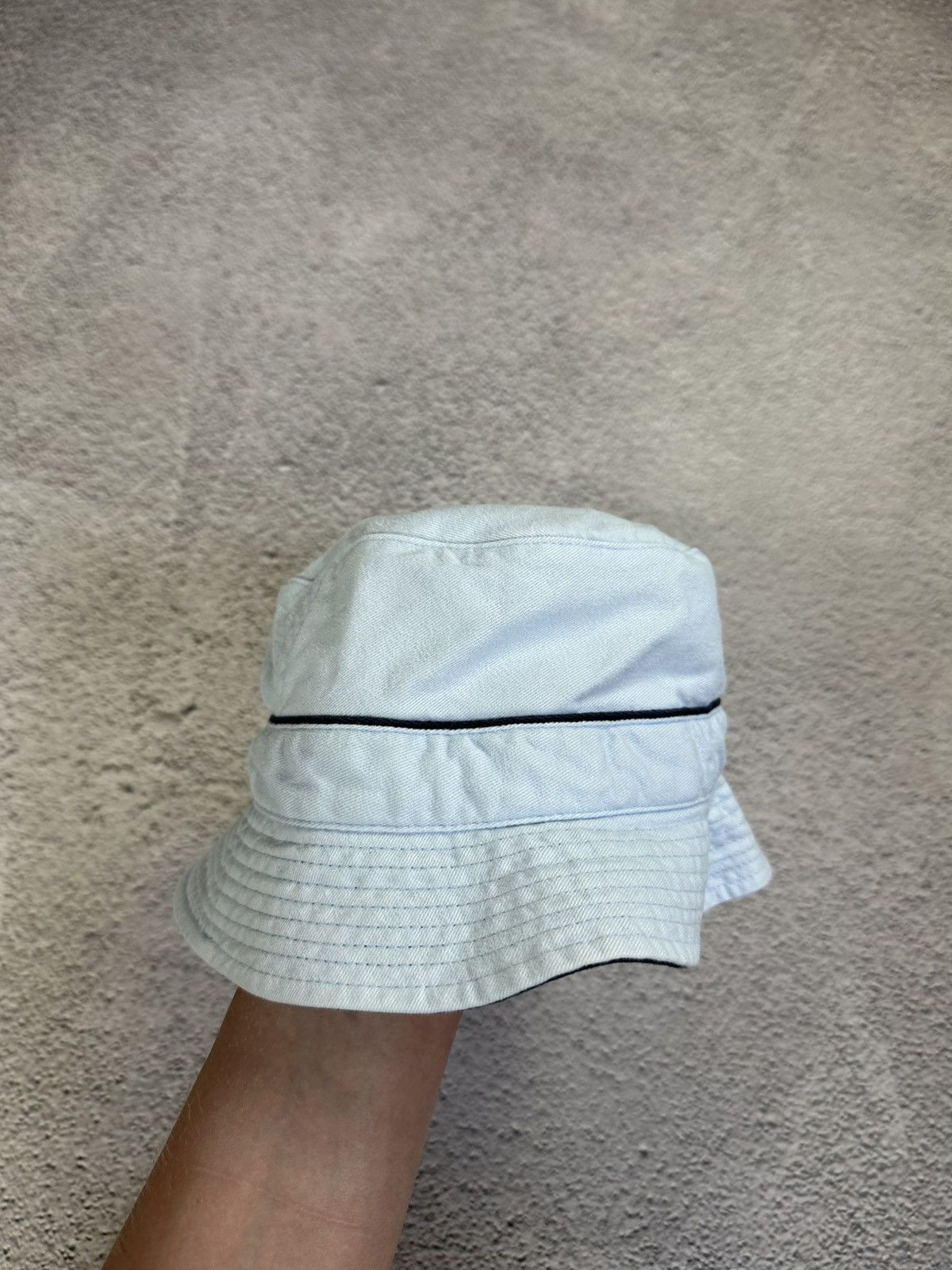 Nike × Vintage Vintage Nike Reversible Bucket Hat Panama Embroidered Logo Size ONE SIZE - 4 Thumbnail