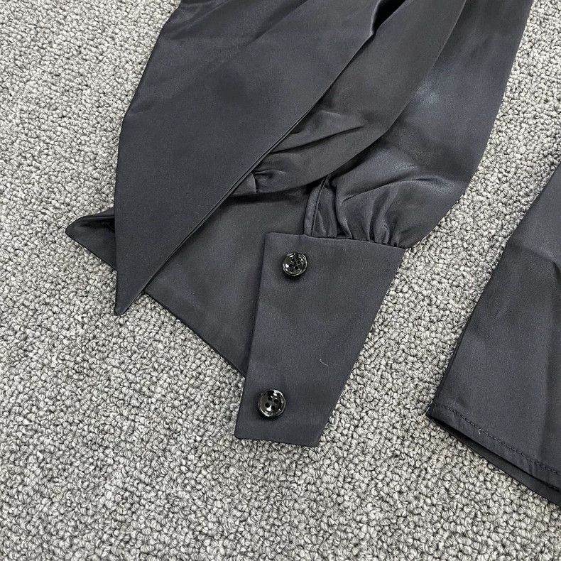 Saint Laurent Paris Saint Laurent Paris black shirt 2505-Nextarrow Size XS / US 0-2 / IT 36-38 - 5 Thumbnail