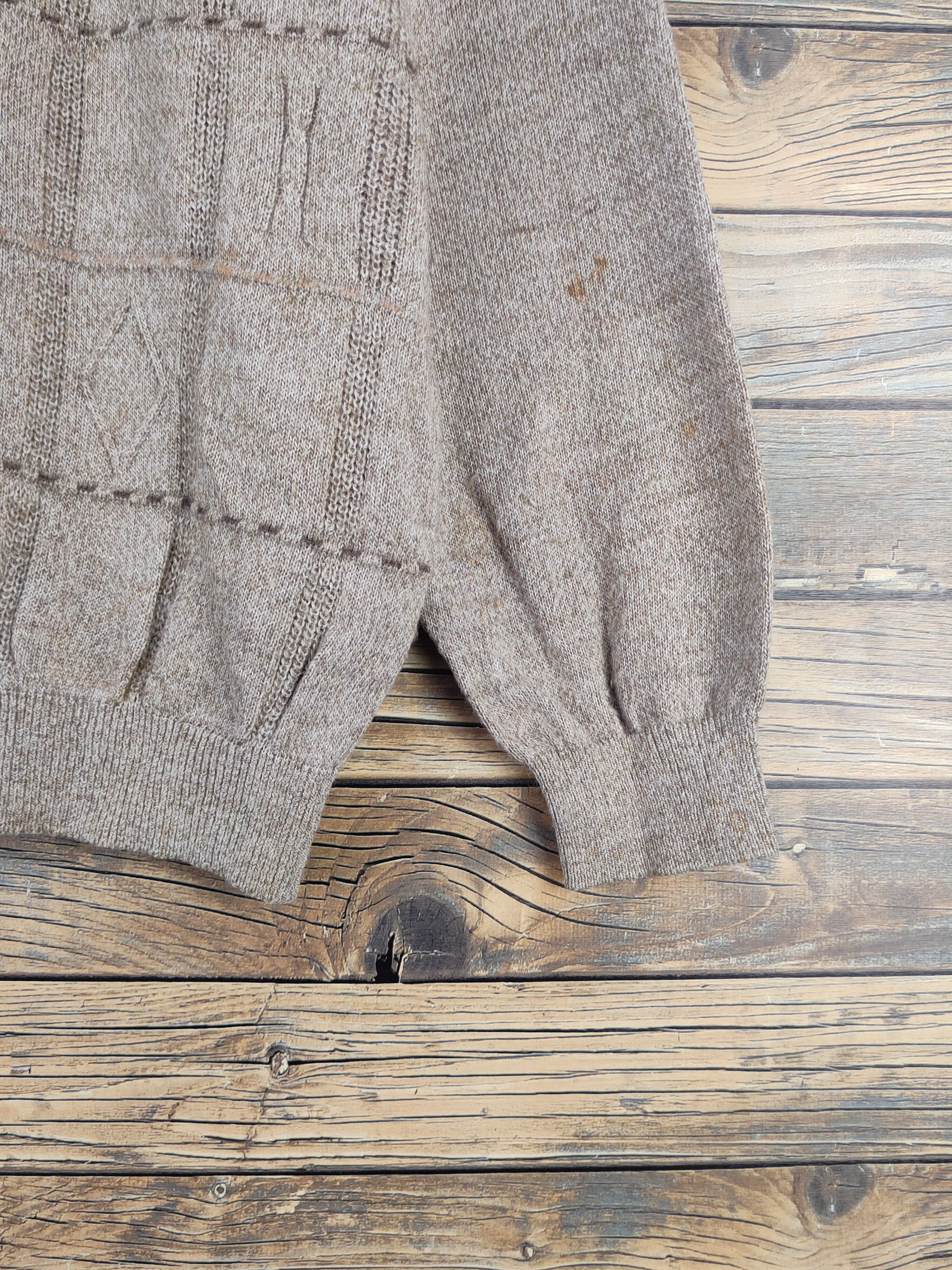 Vintage Benpan Brown Knitwear vintage Sweatshirts #W2156 Size US M / EU 48-50 / 2 - 6 Thumbnail