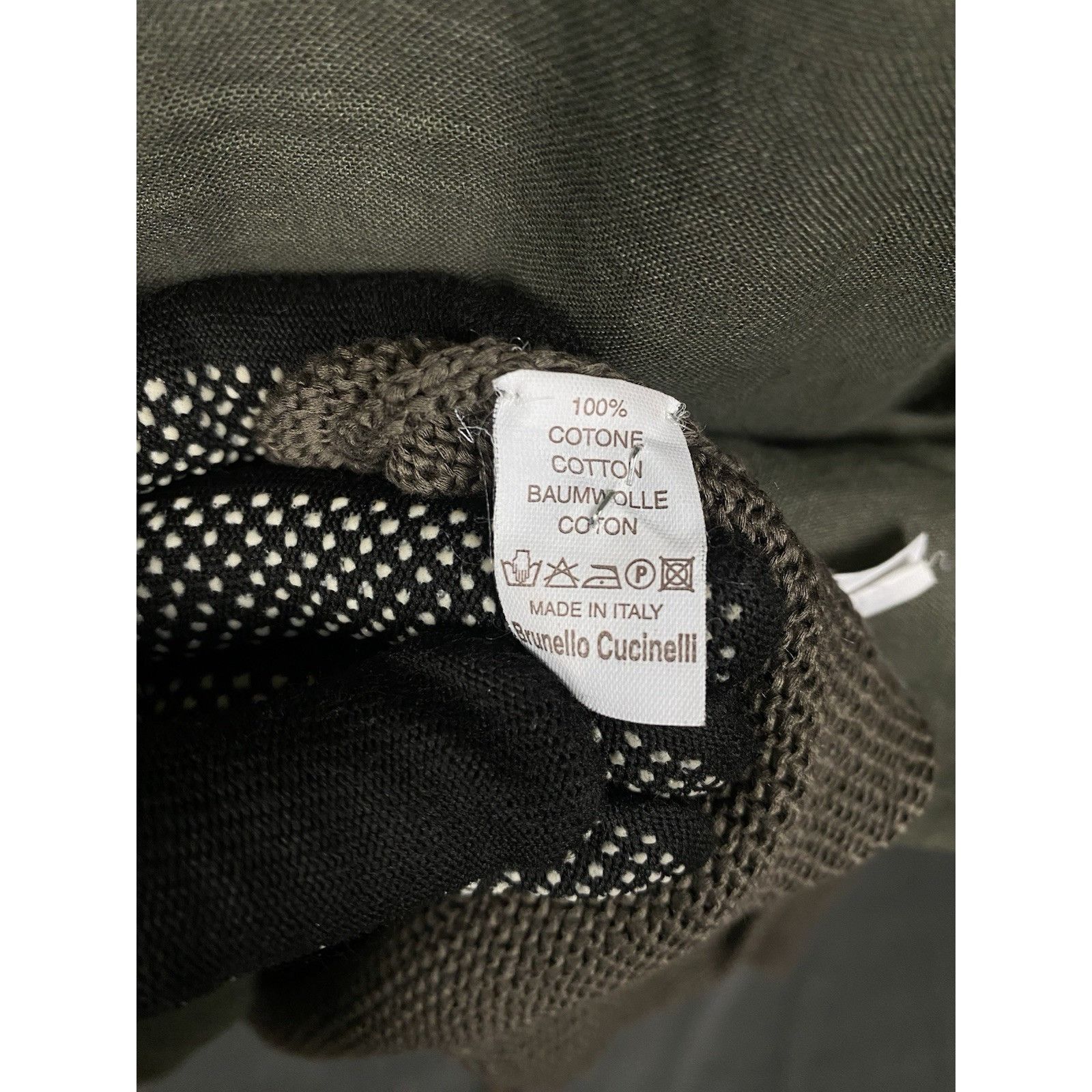 Brunello Cucinelli Brunello Cucinelli Women's Khaki Green Knitted 1-Button Blaz Size L / US 10 / IT 46 - 11 Thumbnail
