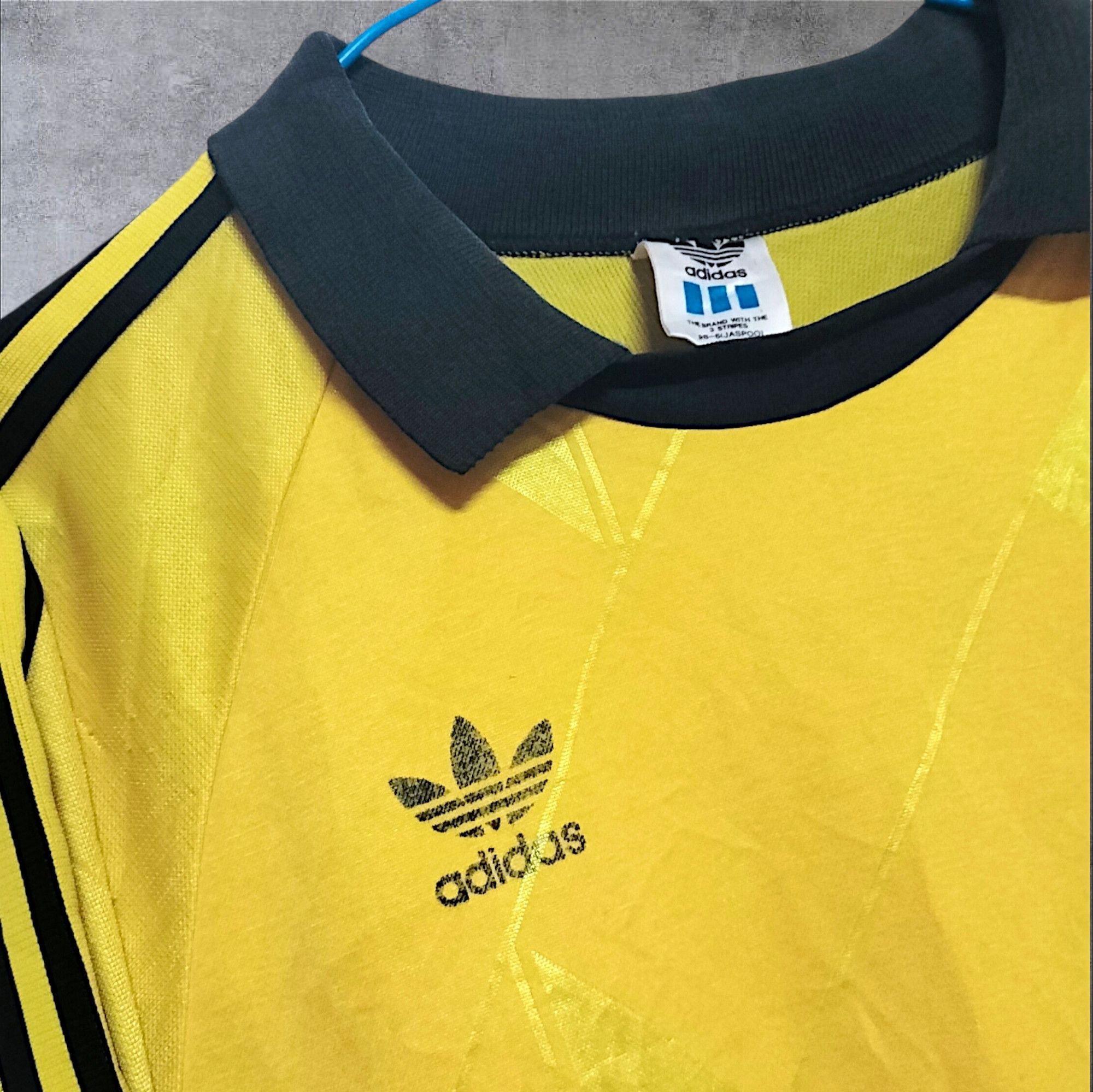 Adidas Vintage 80s Adidas Jersey No 1 for Keeper Goal Size US XL / EU 56 / 4 - 2 Thumbnail