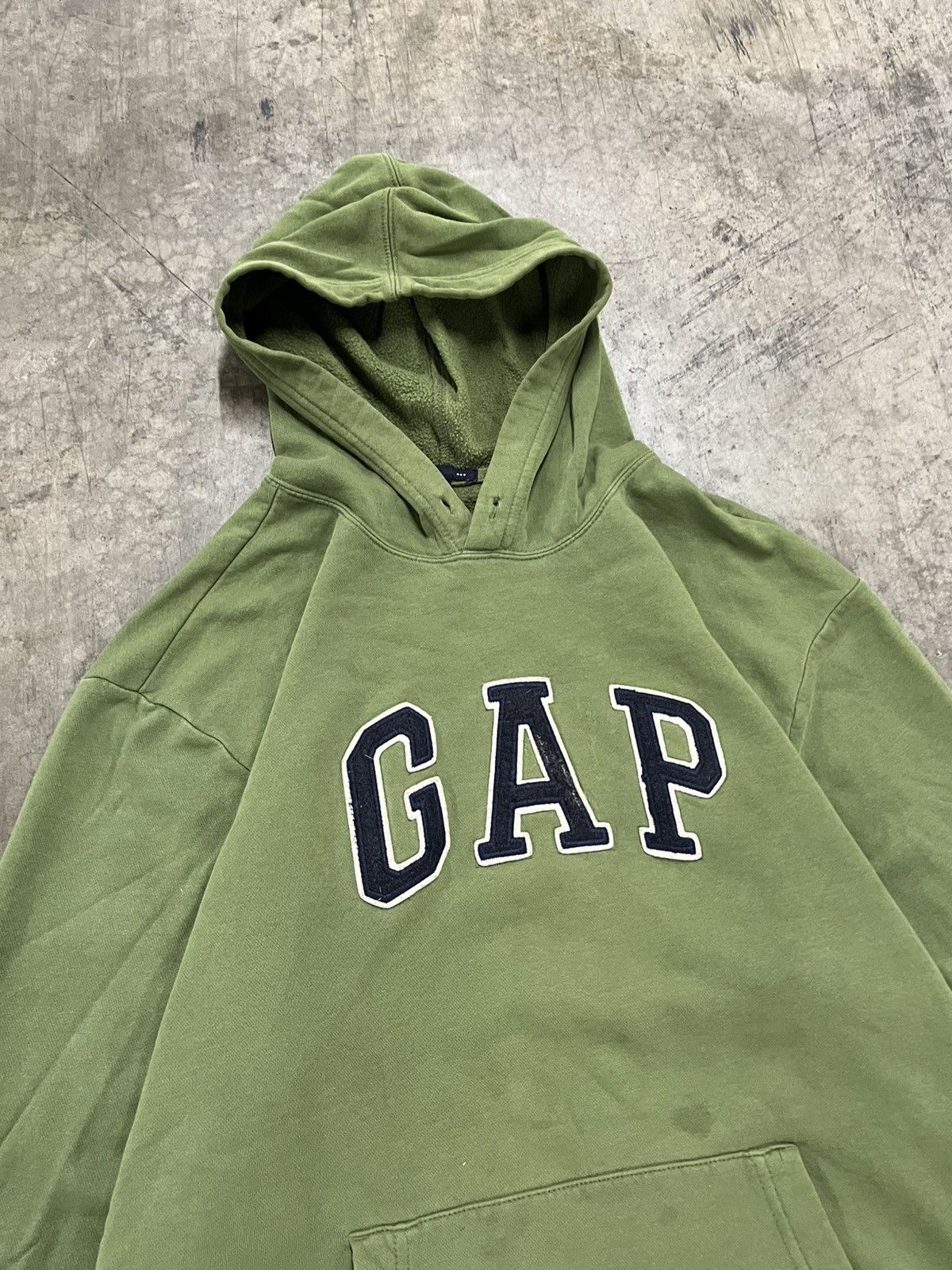Gap × Vintage Gap spell out earth tone green boxy fit streetwear skater Size US XL / EU 56 / 4 - 7 Thumbnail