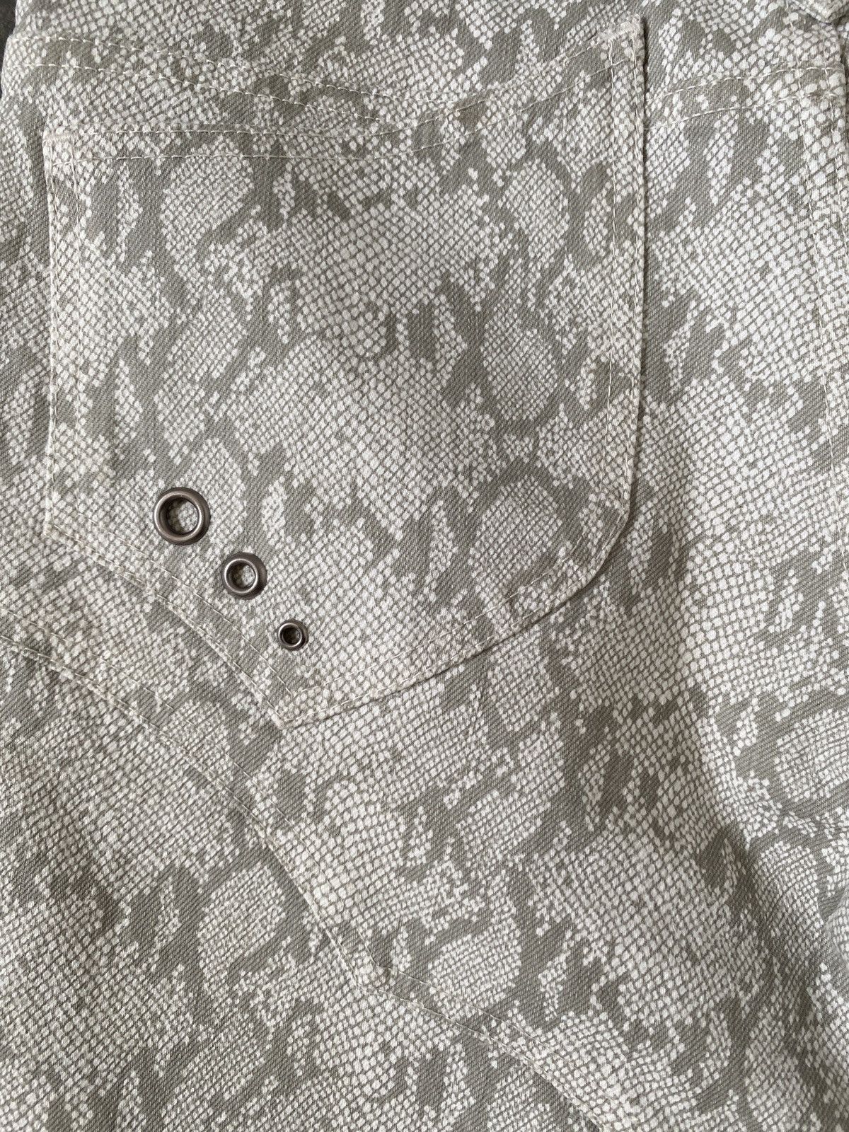 If Six Was Nine Semantic Design “Python” Snakeskin Flared Jeans Size US 30 / EU 46 - 5 Thumbnail