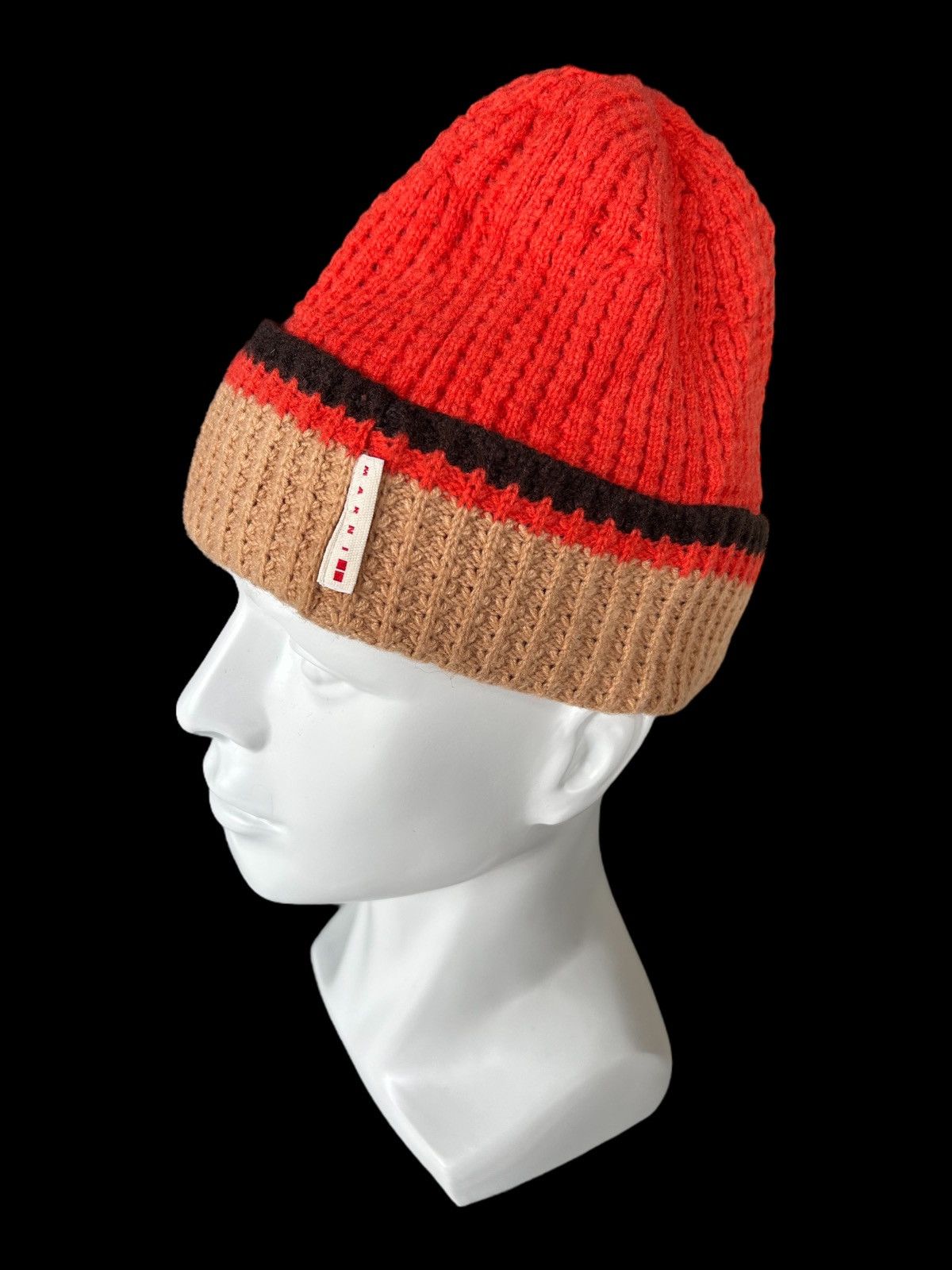 Marni Marni x uniqlo Orange Beanie Hats Size ONE SIZE - 1 Thumbnail