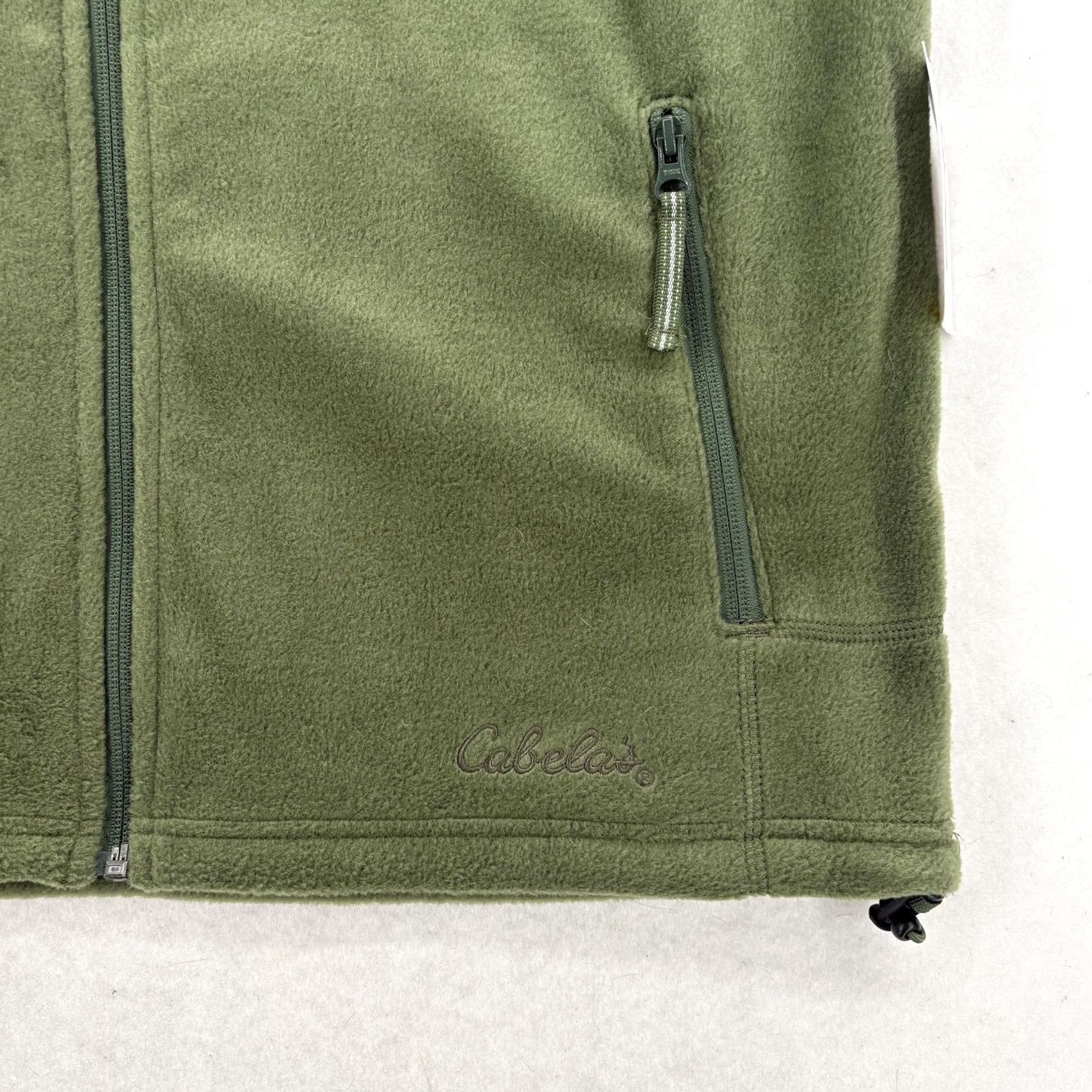 Vintage Cabela's Snake River Fleece Vest Mens M Green Full Zip Outdoor Hiking Trail Vest Size US M / EU 48-50 / 2 - 3 Thumbnail
