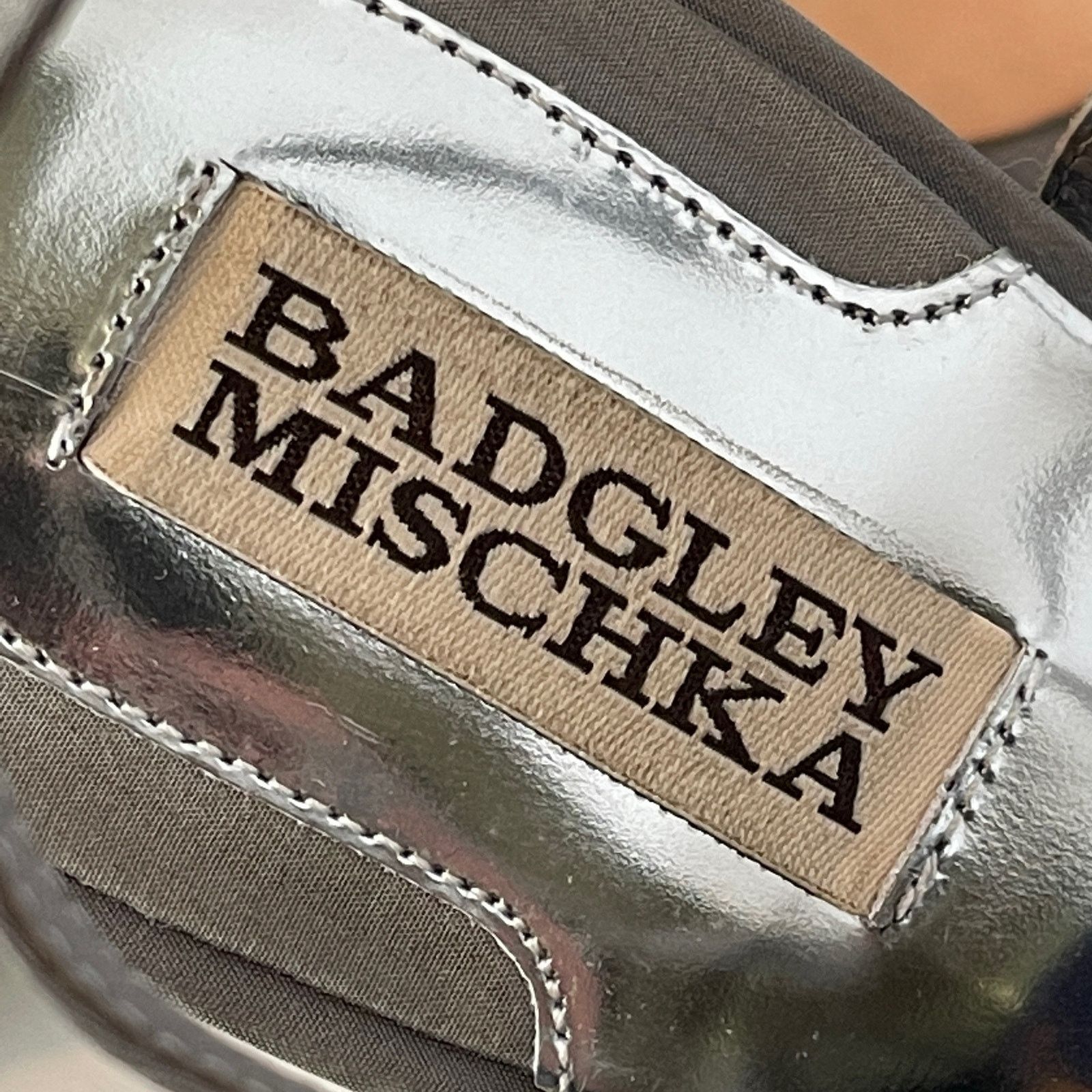 Badgley Mischka Badgley Mischka Amara Beaded T-Strap Evening Sandals Sz 9 Size US 9 / IT 39 - 9 Thumbnail