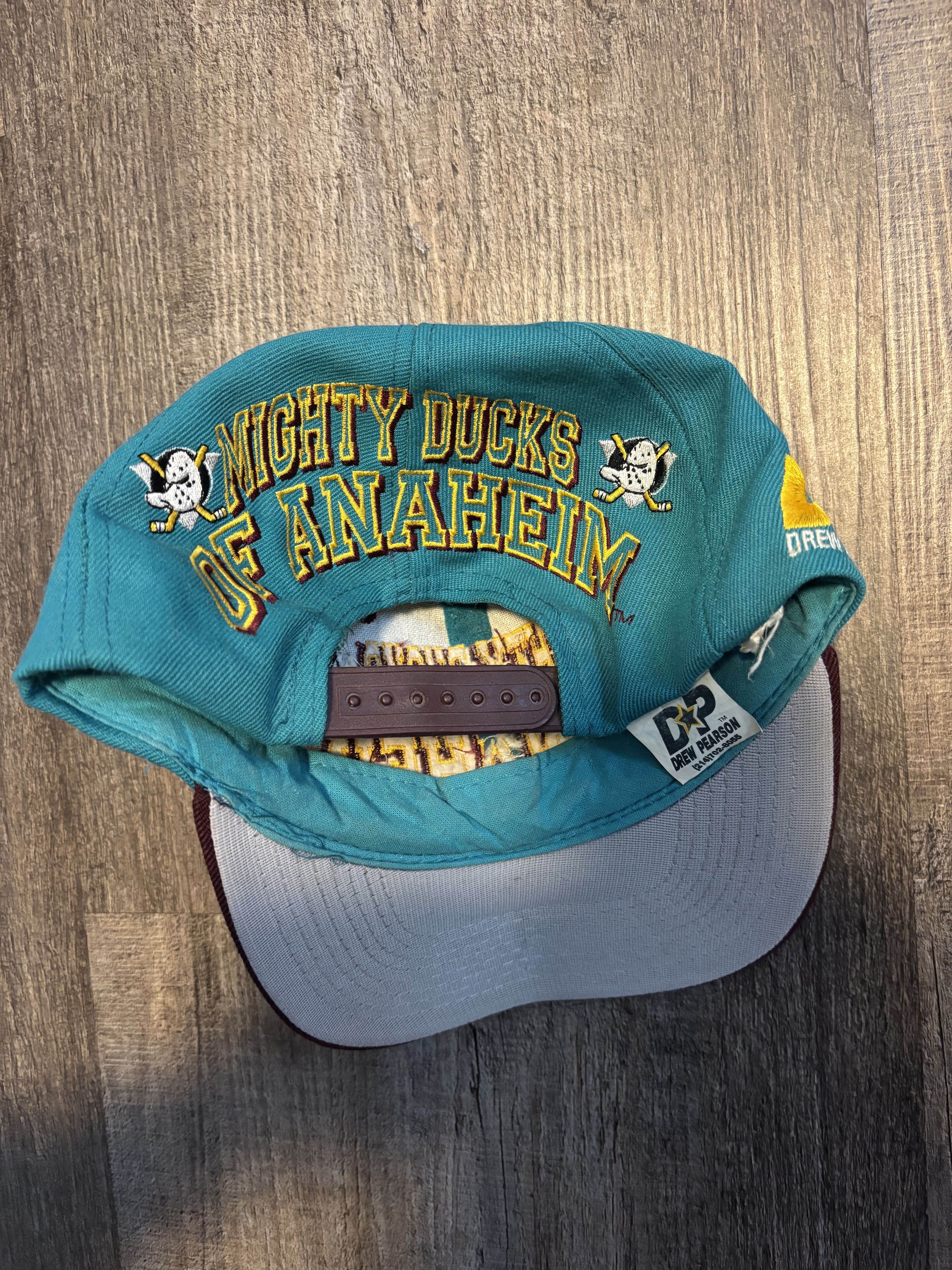 Drew Pearson Vintage Drew Pearson Might Ducks of Anaheim Embroidered Hat Size ONE SIZE - 4 Thumbnail