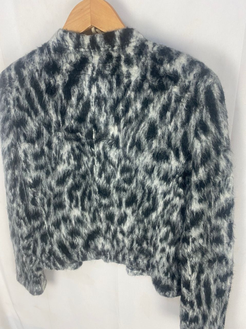 Japanese Brand Leopard wool cardigan croptop jacket Size S / US 4 / IT 40 - 9 Thumbnail