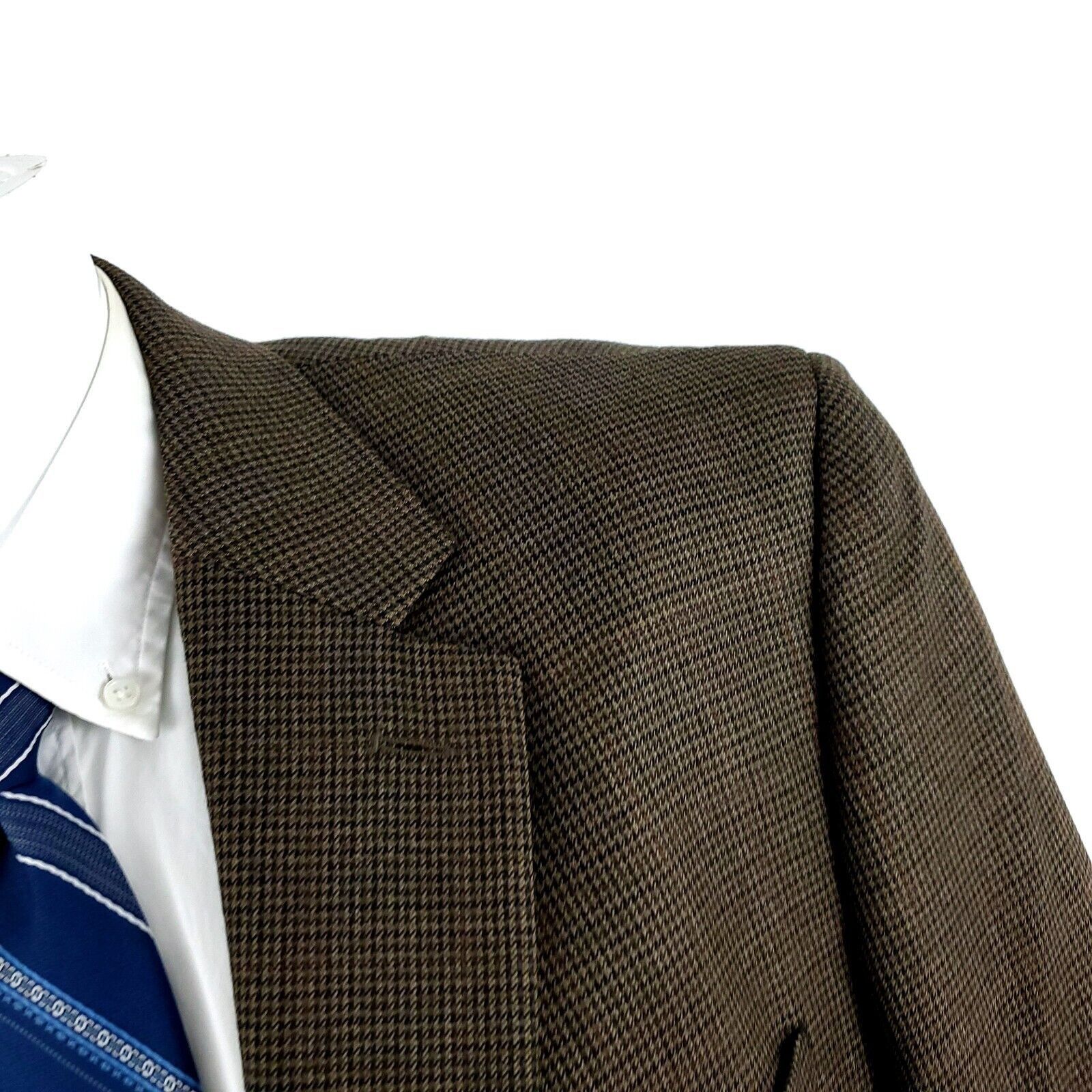 Pronto Uomo Pronto Uomo Wool 2 Button Sport Coat 44L Or Slim Fit 46L Bro Size 44L - 2 Thumbnail
