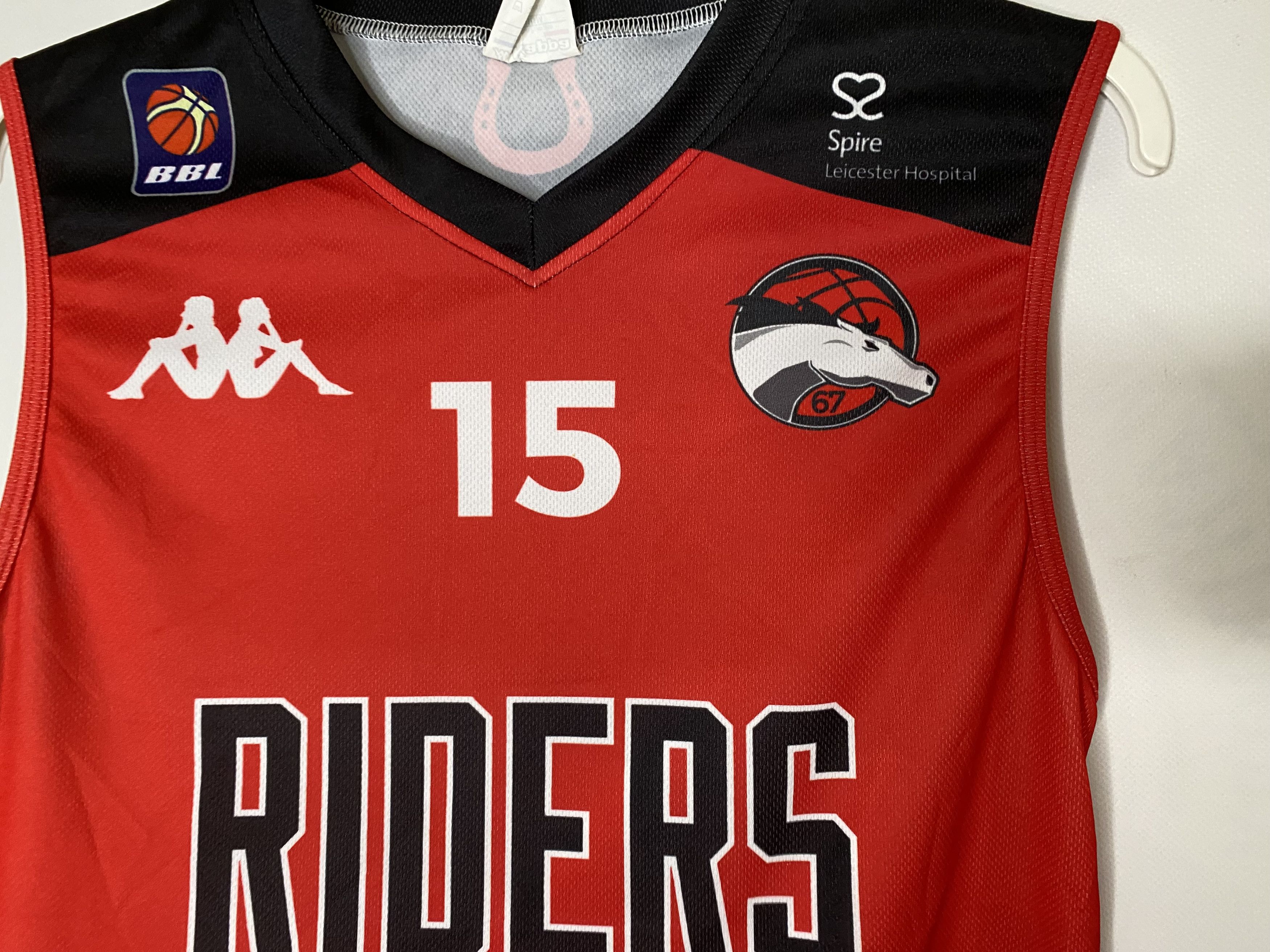 Kappa × NBA LEICESTER RIDERS JERSEY SHIRT BRITISH BASKETBALL LEAGUE Size US M / EU 48-50 / 2 - 5 Thumbnail