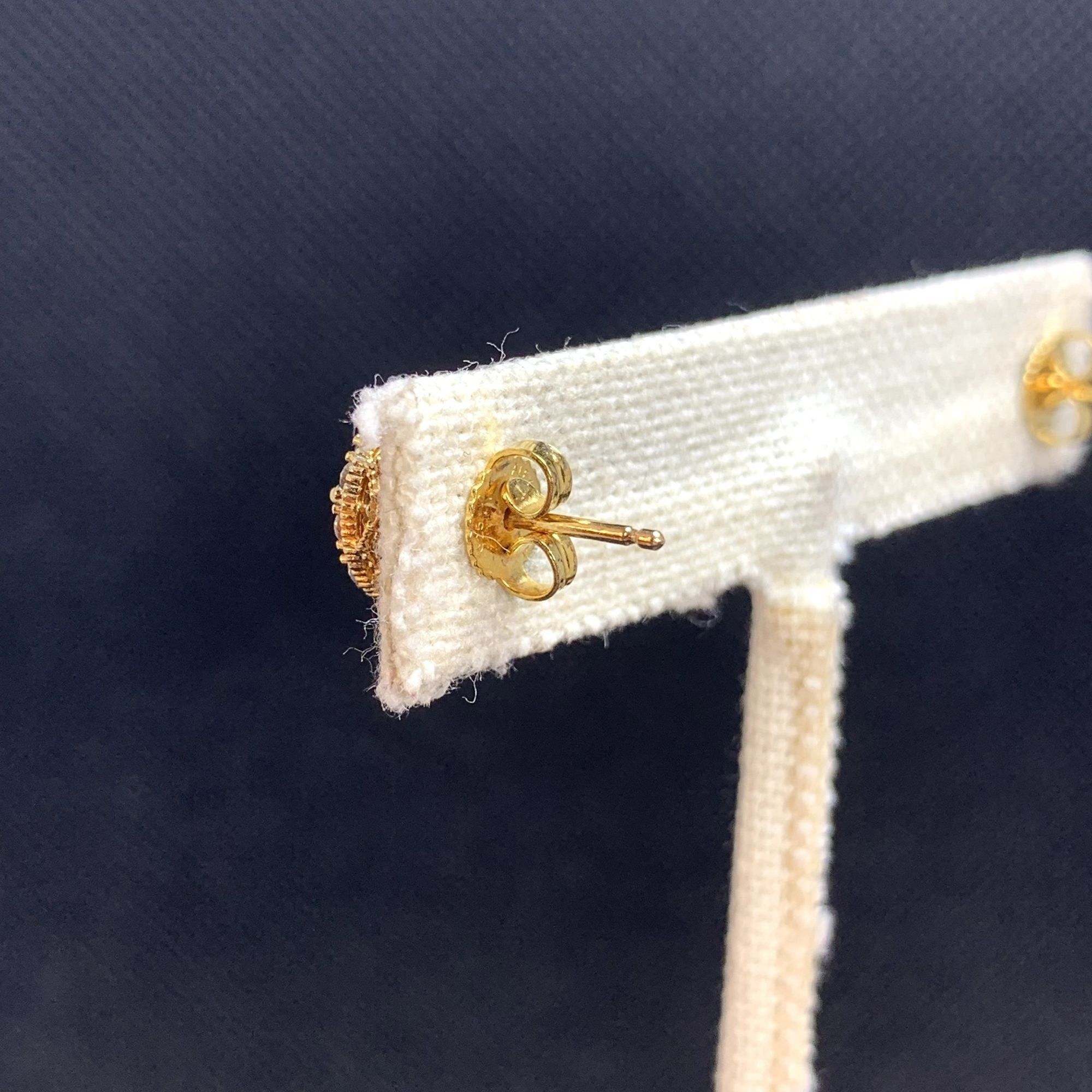 Other VTG Gold Over Sterling Silver 925 Cubic Zirconia Stud Earrin Size ONE SIZE - 3 Thumbnail