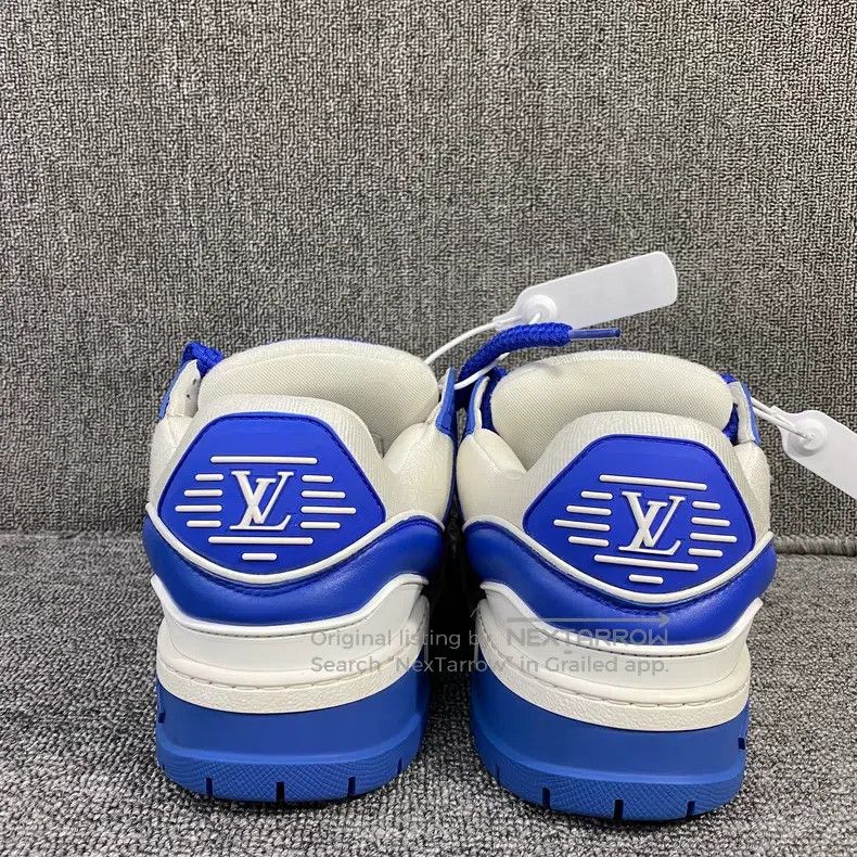 Louis Vuitton Louis Vuitton Blue and White Fat Ding Men's Shoes Size US 7.5 / EU 40-41 - 2 Thumbnail