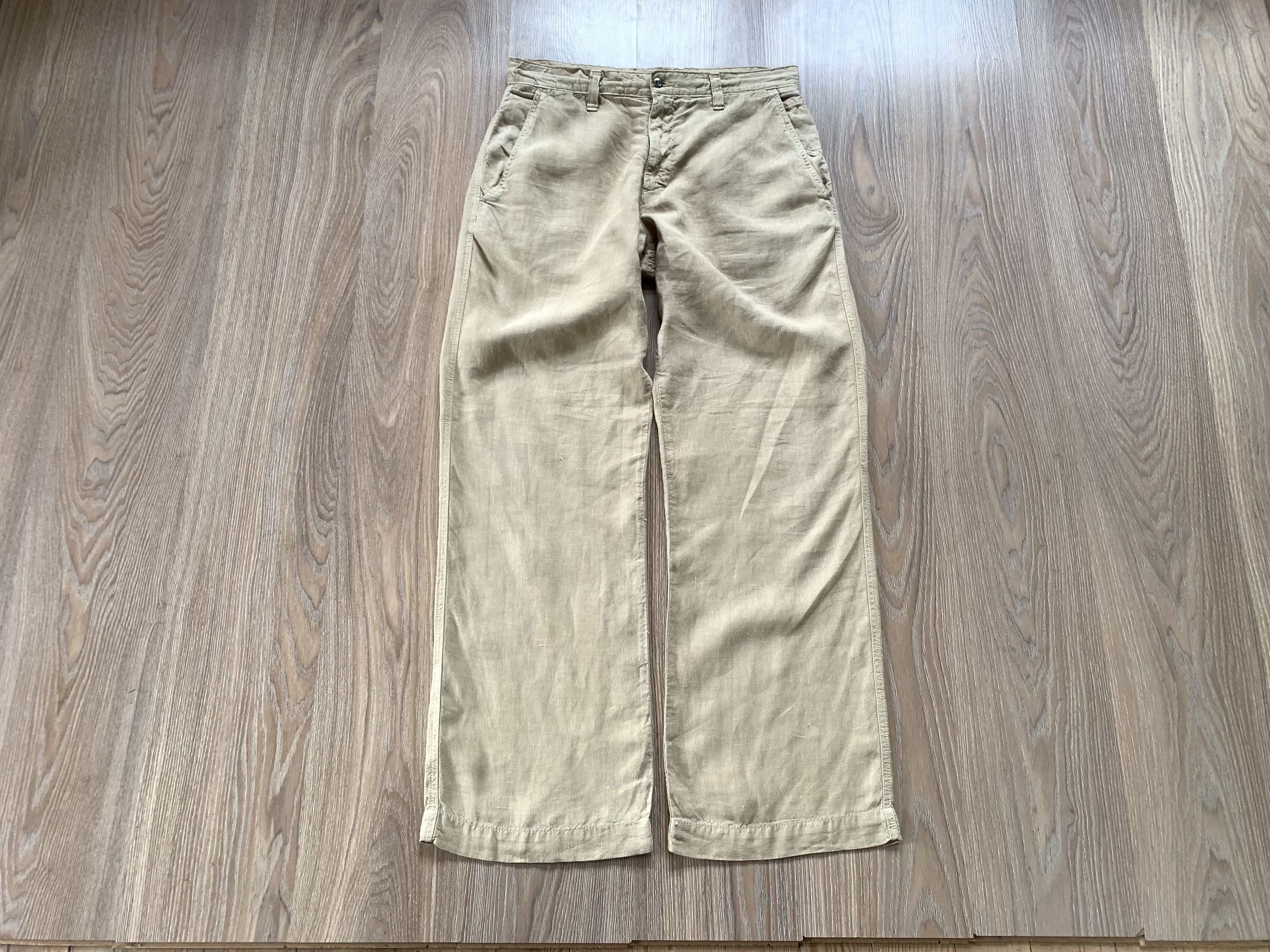 Dockers Mens Docker Beige Linen Pants Trousers Size US 32 / EU 48 - 1 Thumbnail