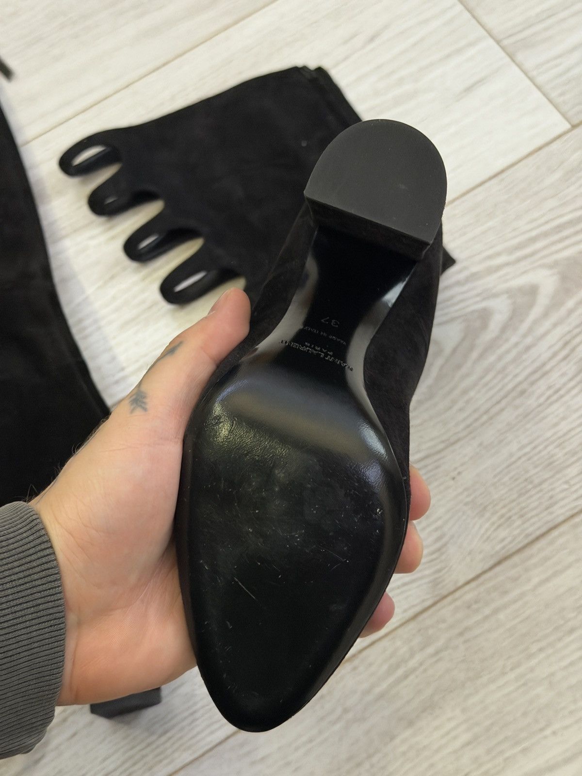 Saint Laurent Paris Saint laurent high boot avantgarde Size US 6.5 / IT 36.5 - 7 Thumbnail