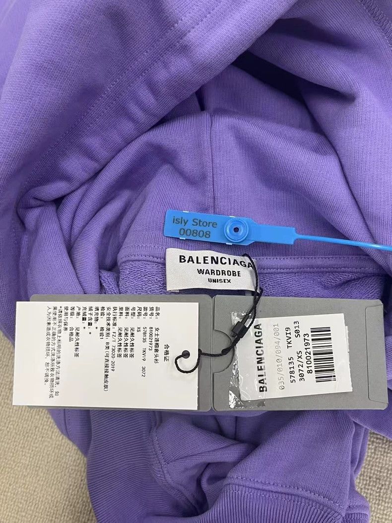 Balenciaga Balenciaga LogoLogoEmbroidered Pullover Hoodie Size XS / US 0-2 / IT 36-38 - 5 Thumbnail