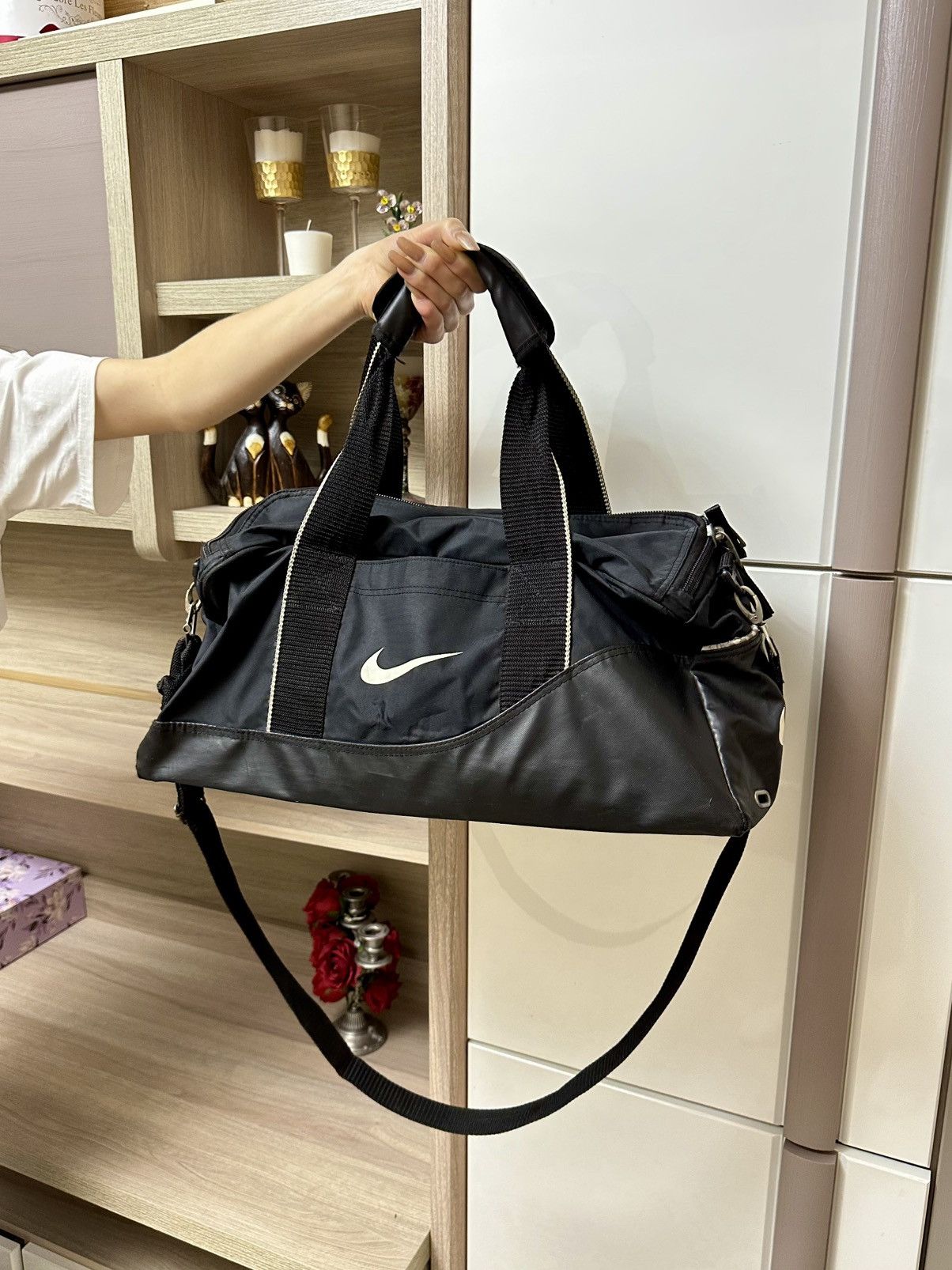 Nike Nike Vintage Sling Bag Crossbody Multi Pocket Gorp Y2K Black