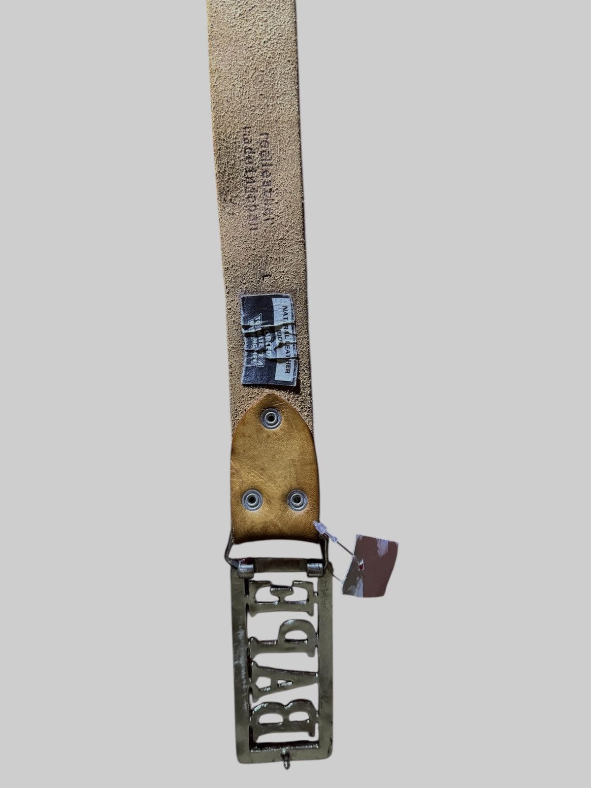Bape A Bathing Ape x BAPE Leather Belt Made In Japan Size ONE SIZE - 7 Thumbnail