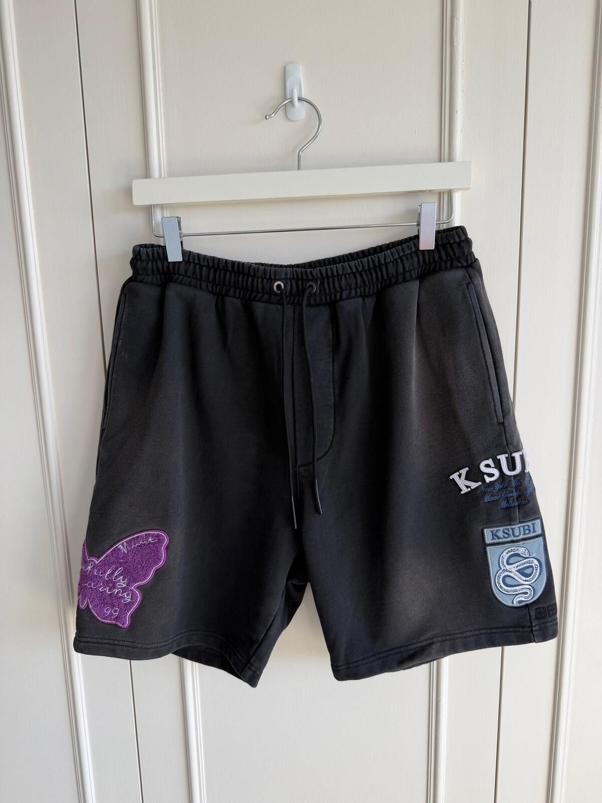 Ksubi new Ksubi mens GENESIS TRAK SHORTS short charcoal medium Size US 32 / EU 48 - 1 Thumbnail