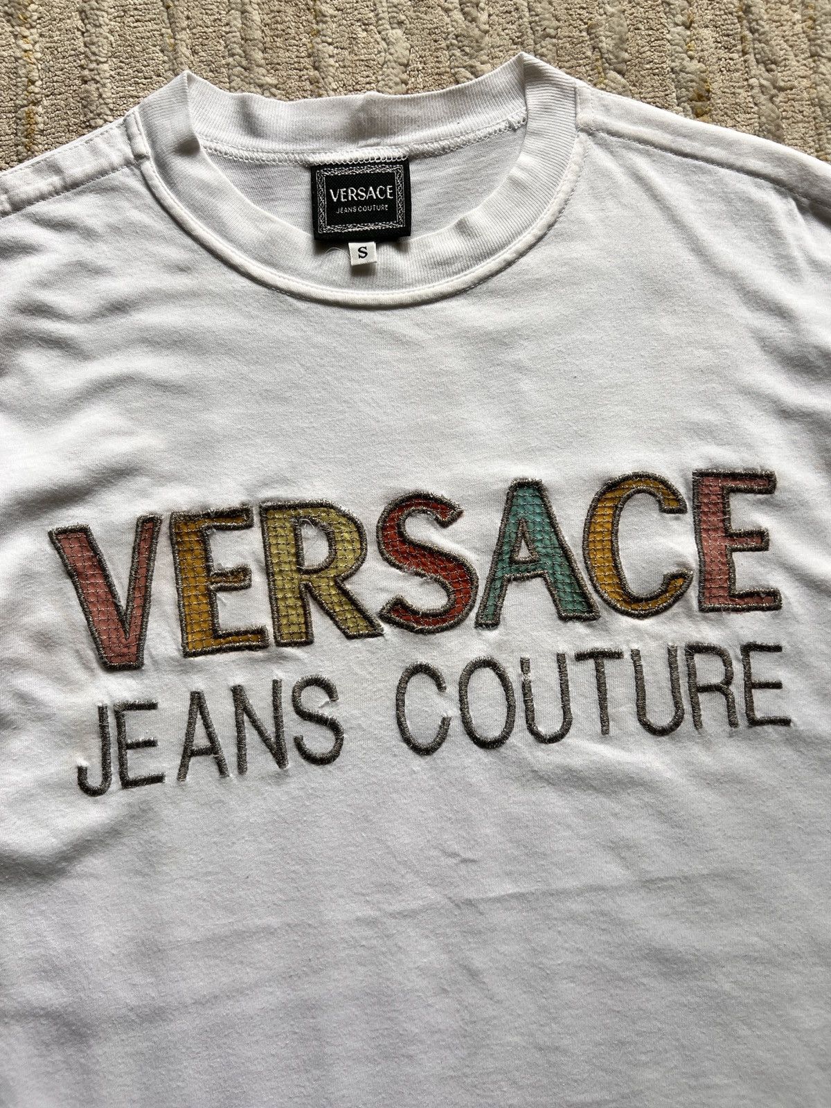 Versace × Vintage Vintage Versace Multicoloured Tshirt Size US S / EU 44-46 / 1 - 2 Thumbnail