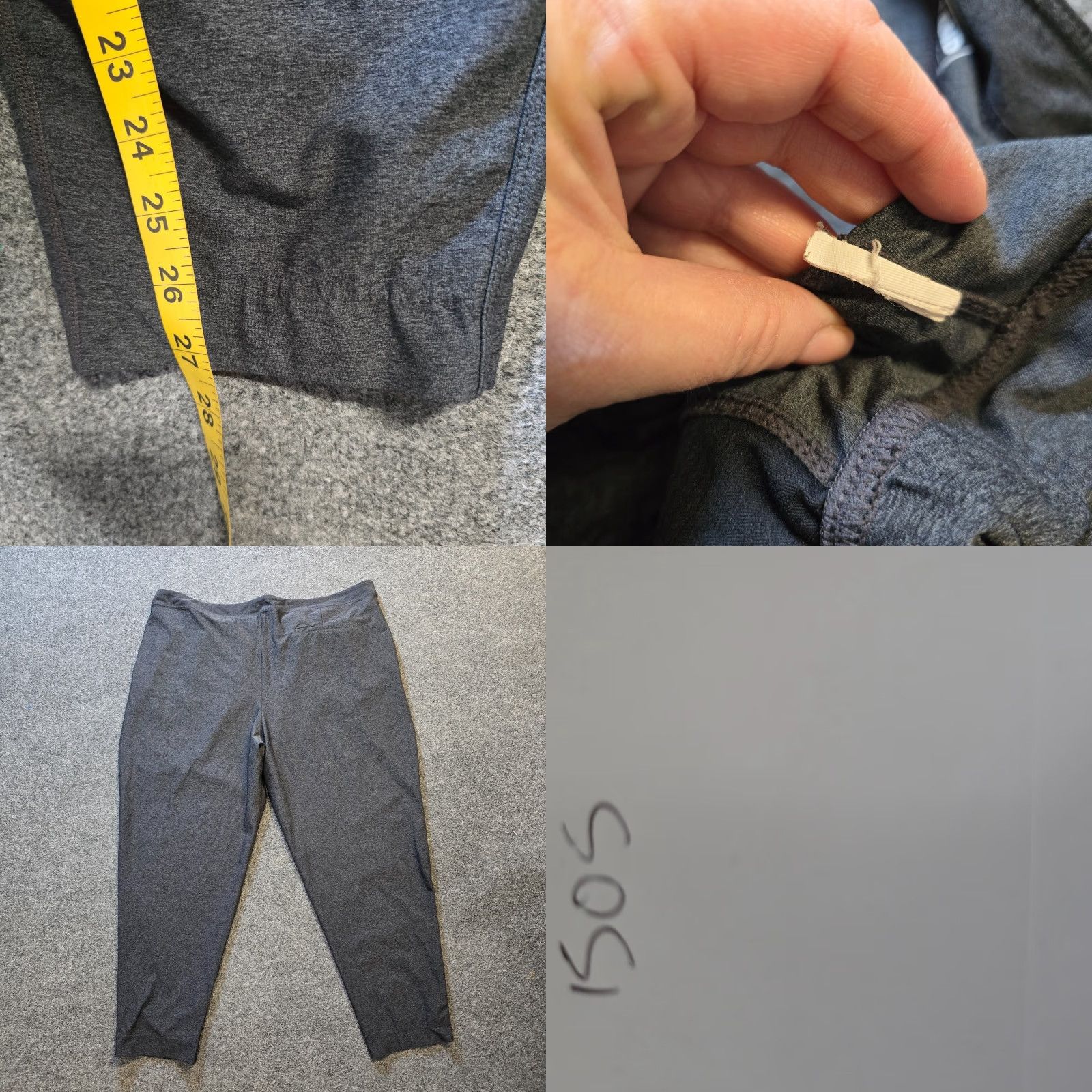 Vintage Kirkland Signature Pants Womens Plus Size 2XL Gray Ankle Pant Performance Pull On Casual Size 40" / US 18 - 8 Thumbnail