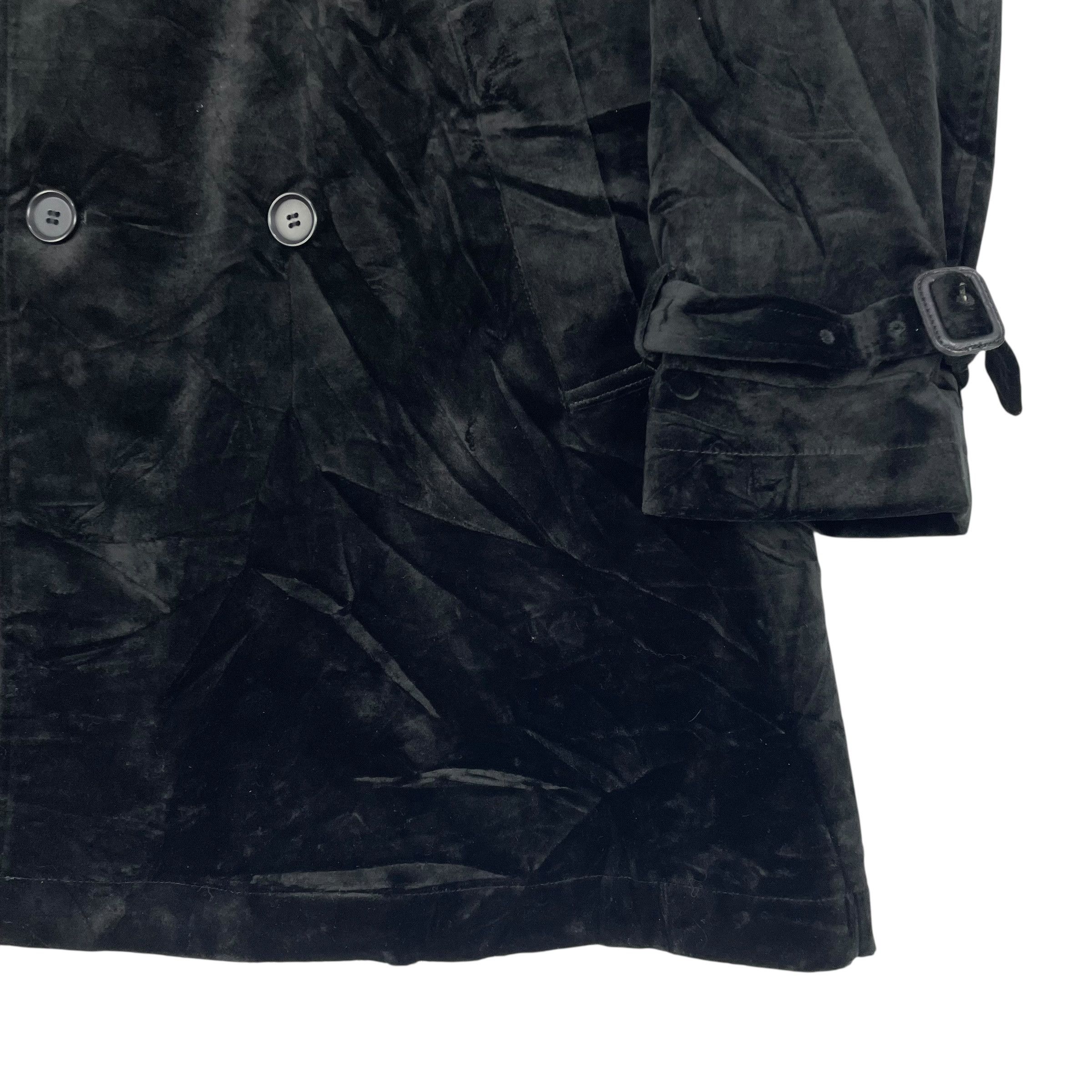 Yohji Yamamoto Vintage Yohji Yamamoto X D’Urban A.A.R Velvet Pea Coat Size US M / EU 48-50 / 2 - 5 Thumbnail